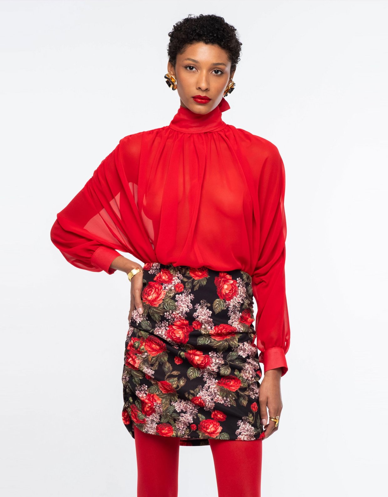Peace and Chaos Fairytale mini skirt