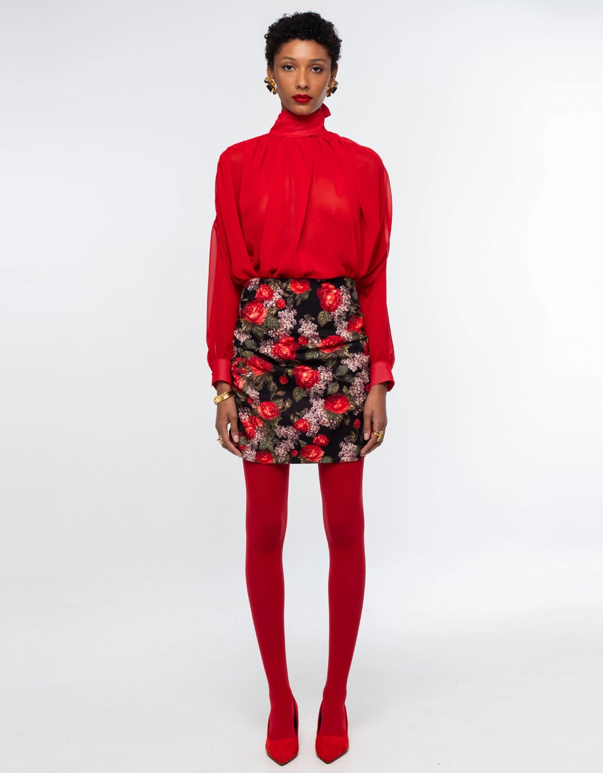 Peace and Chaos Fairytale mini skirt