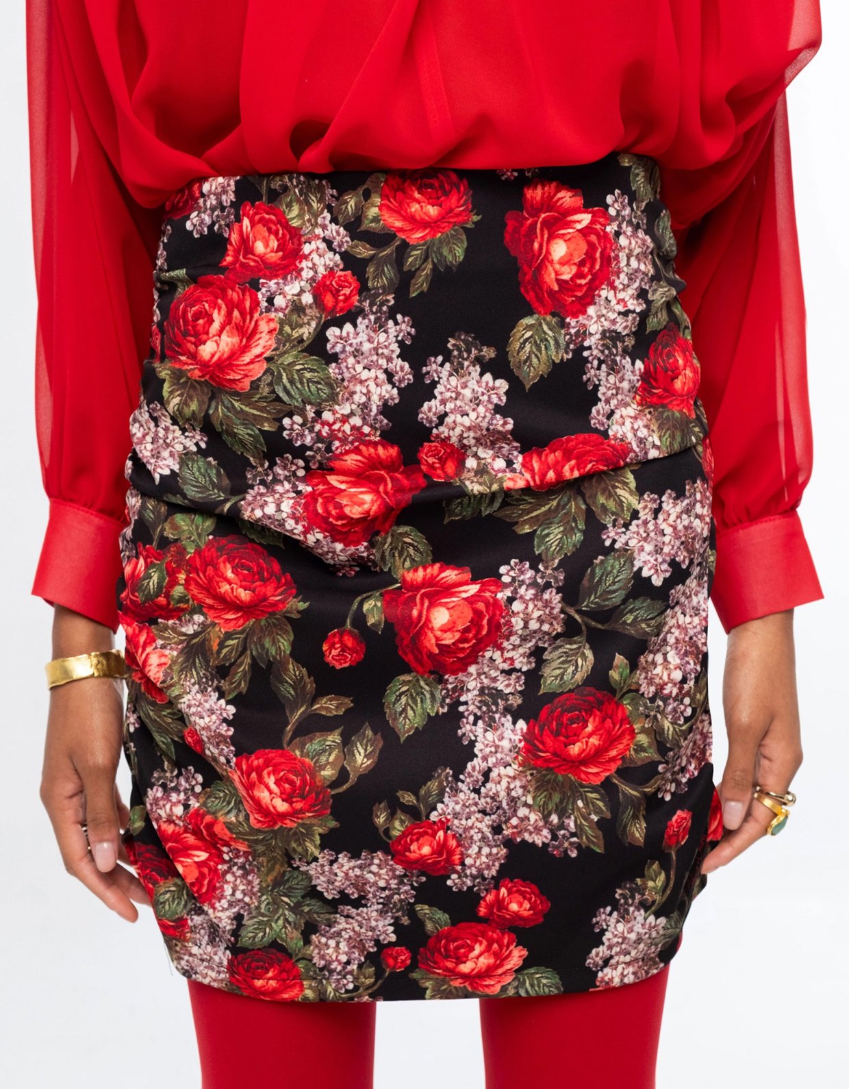 Peace and Chaos Fairytale mini skirt