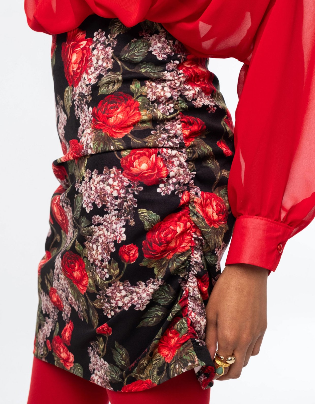 Peace and Chaos Fairytale mini skirt
