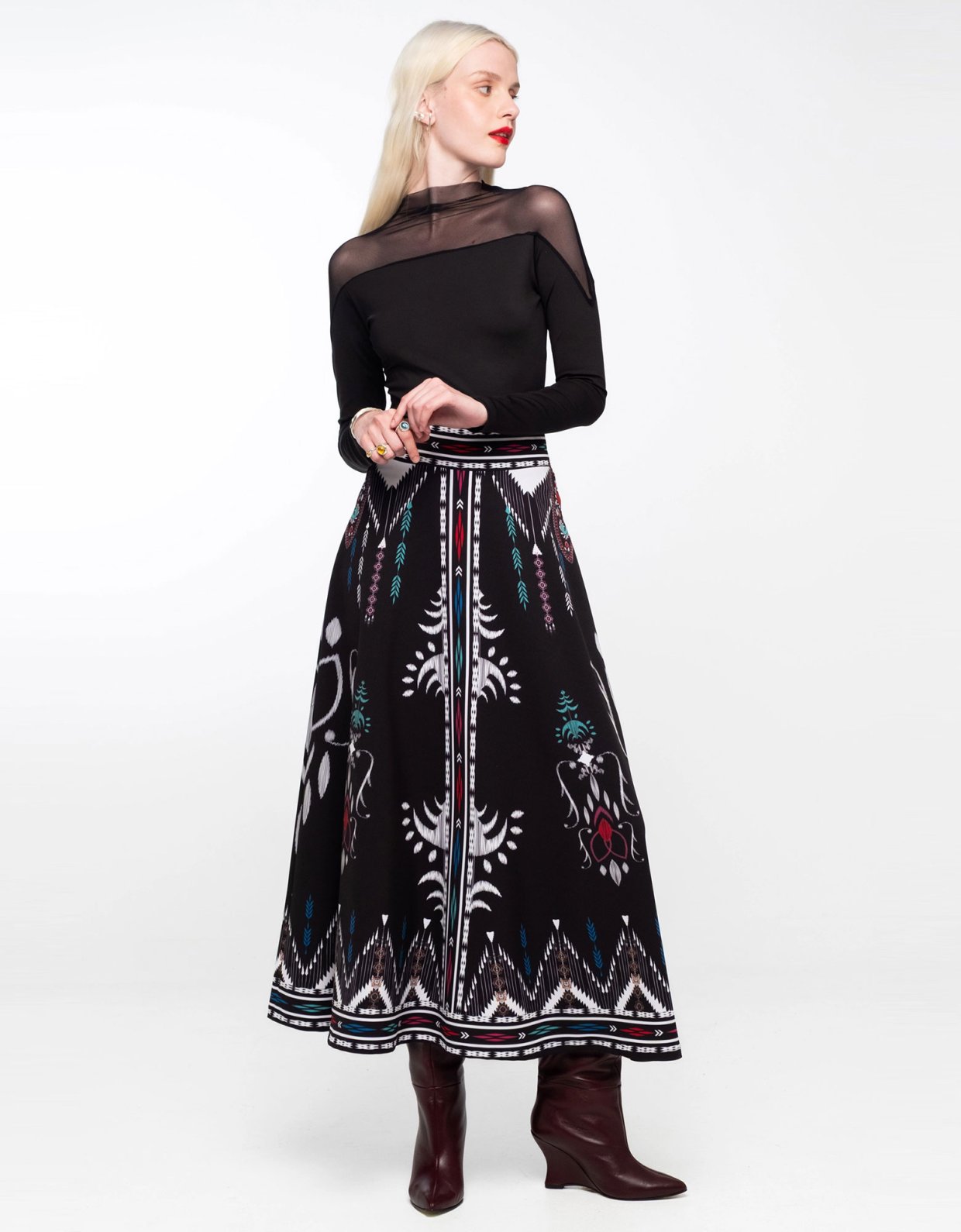 Peace and Chaos Legend long skirt