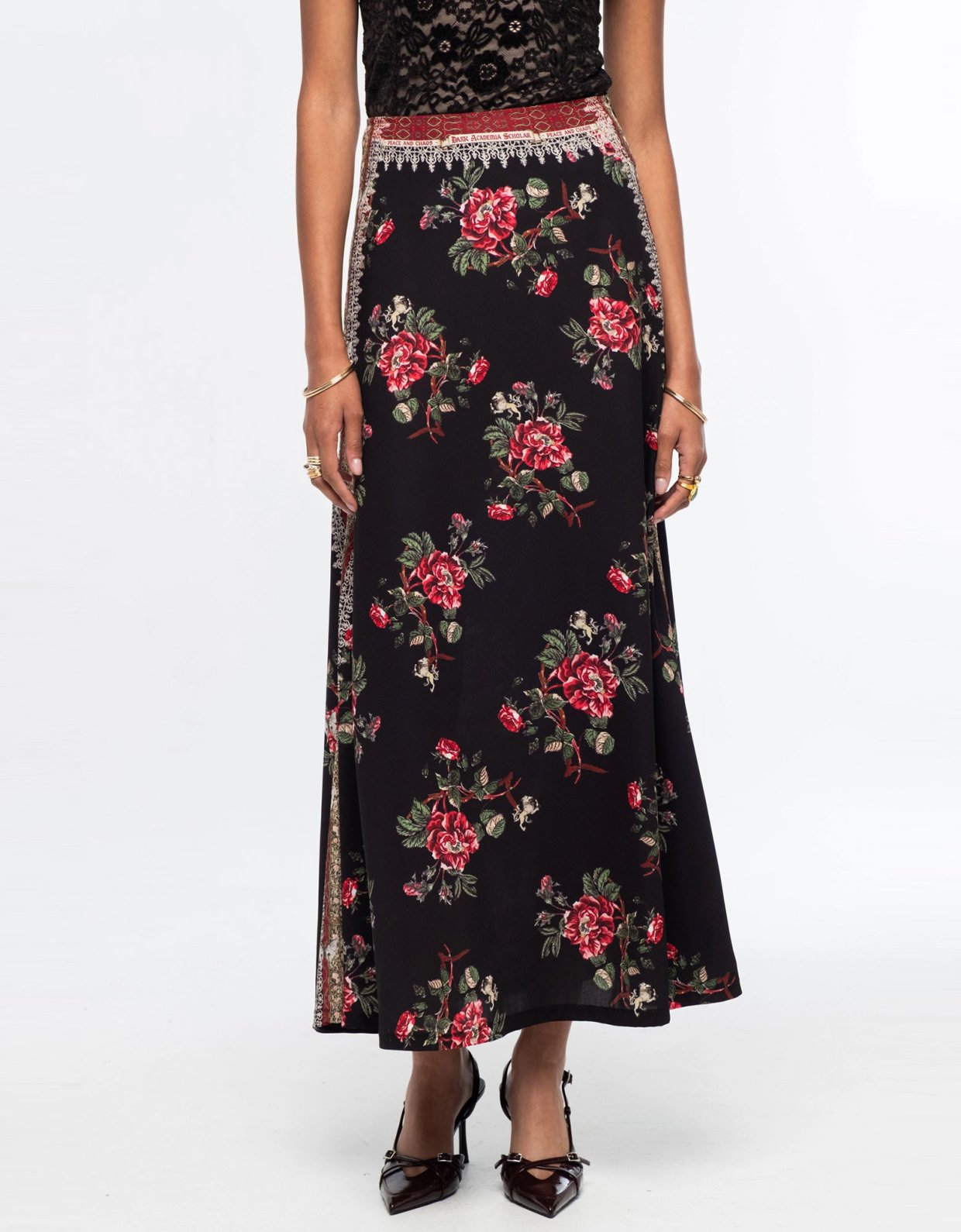 Peace and Chaos Imperial long skirt