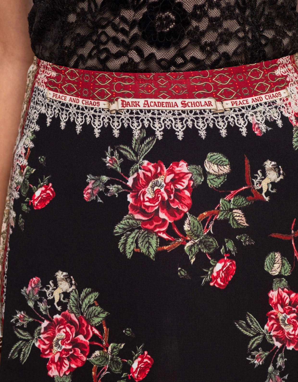 Peace and Chaos Imperial long skirt