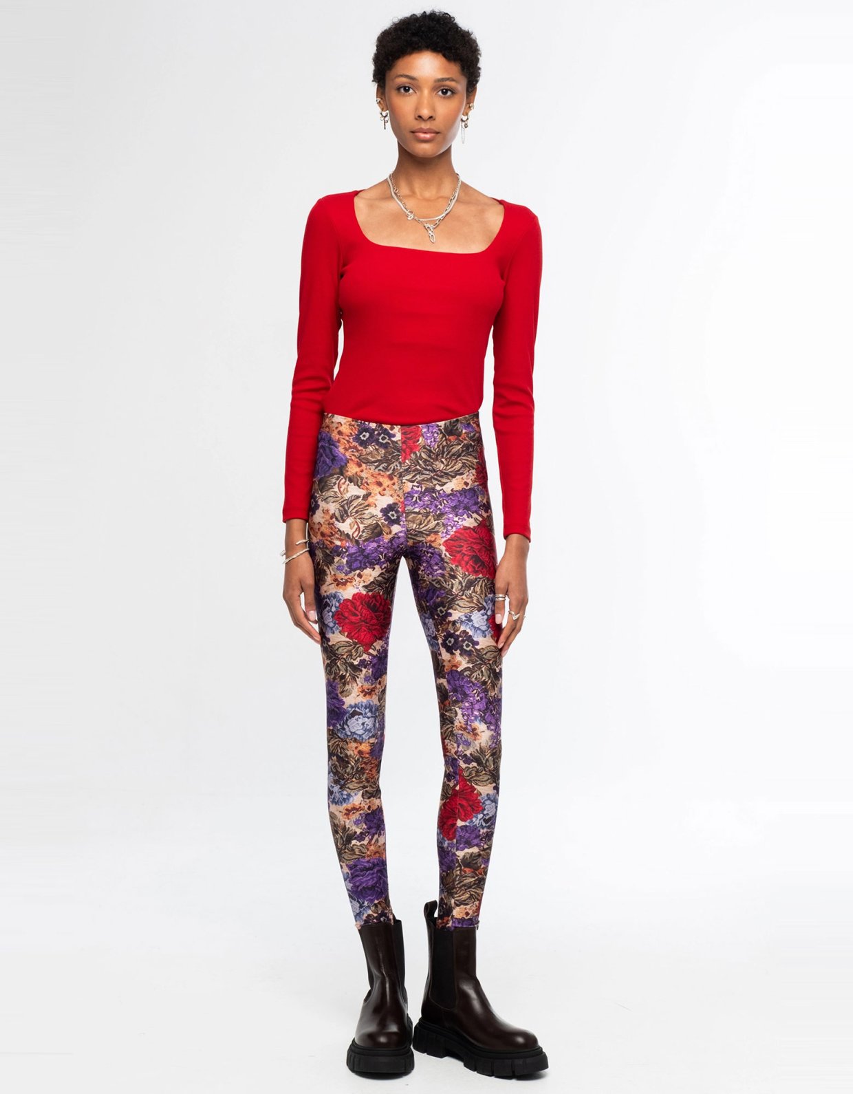 Peace and Chaos Tapestry leggings