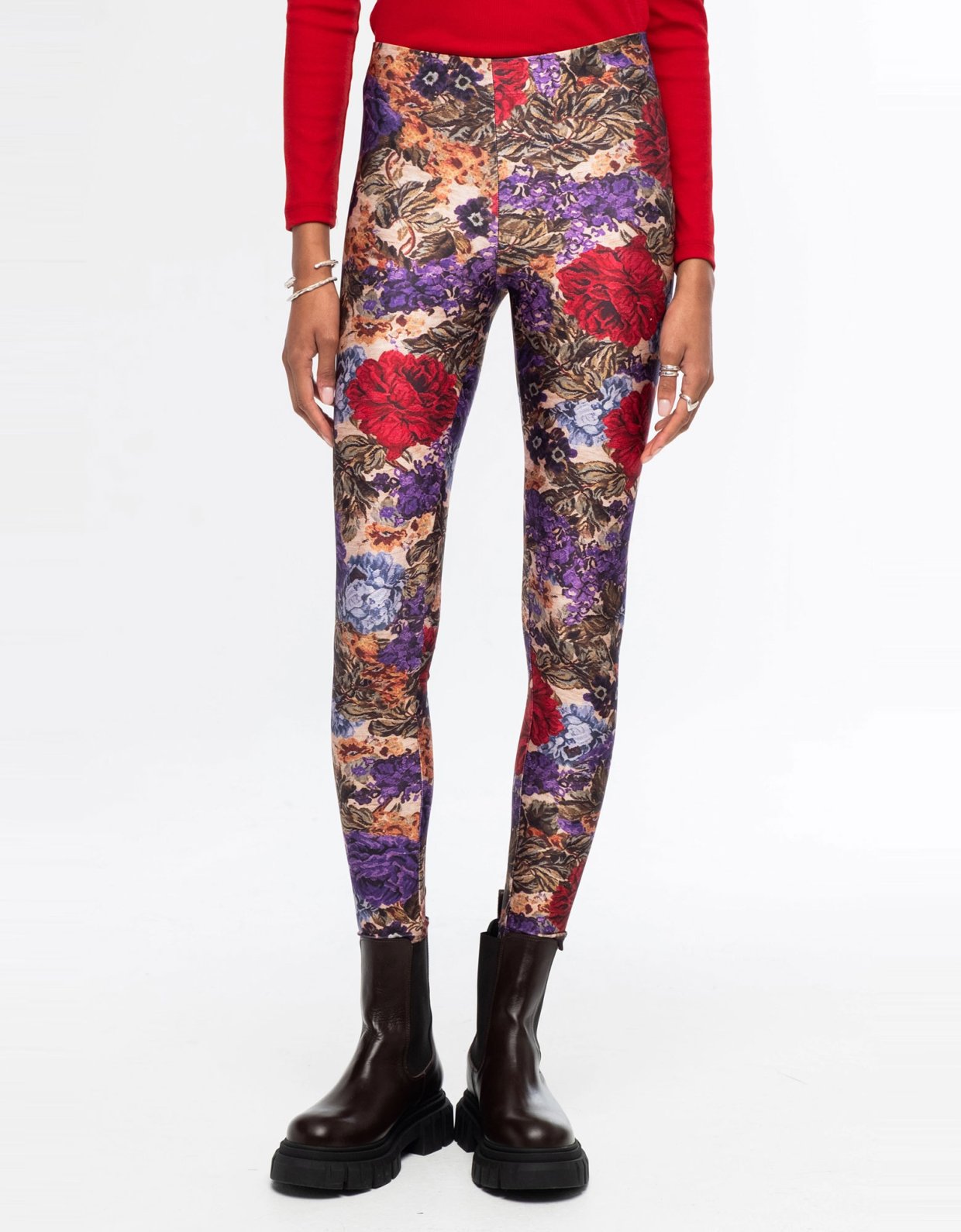 Peace and Chaos Tapestry leggings