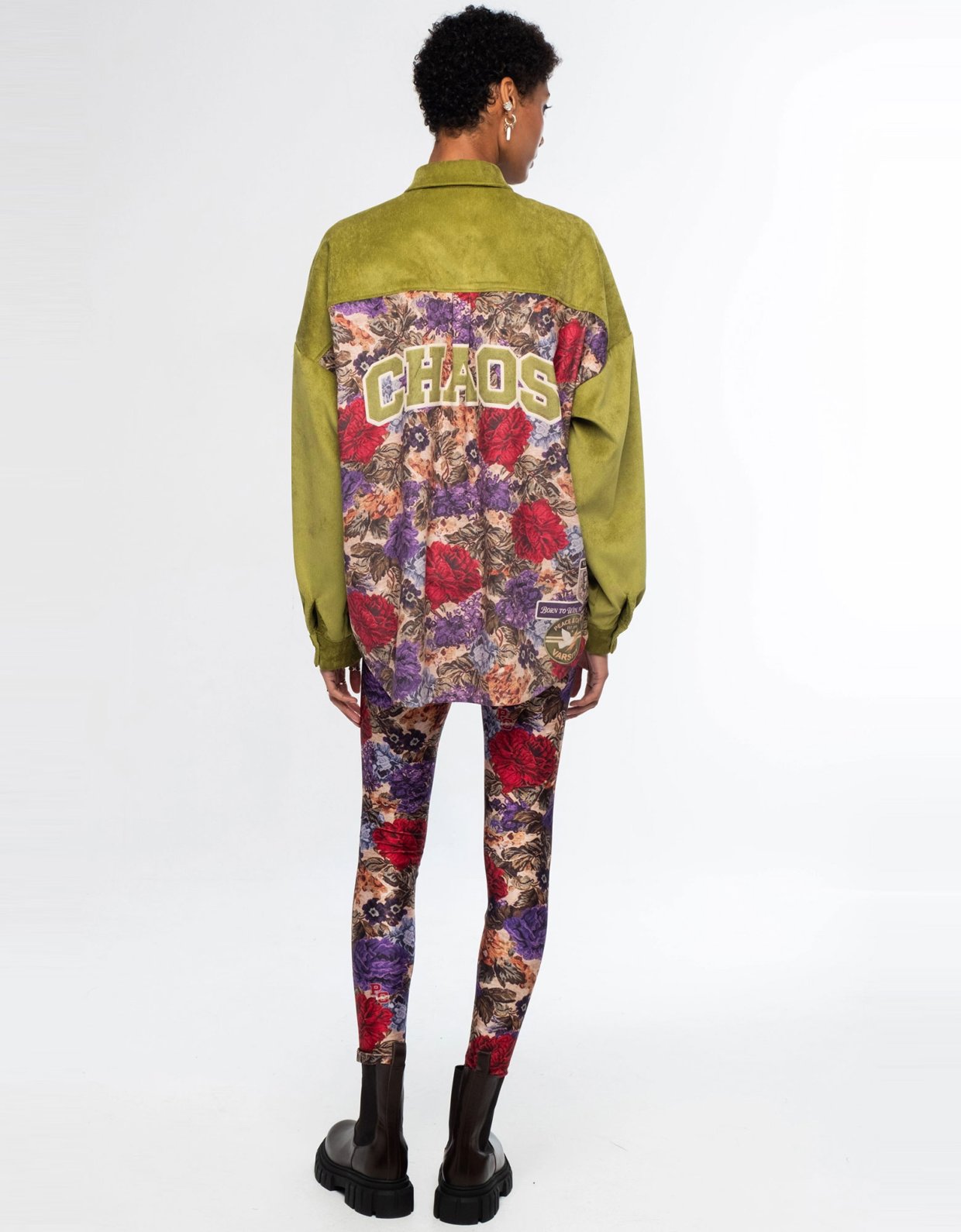 Peace and Chaos Tapestry leggings