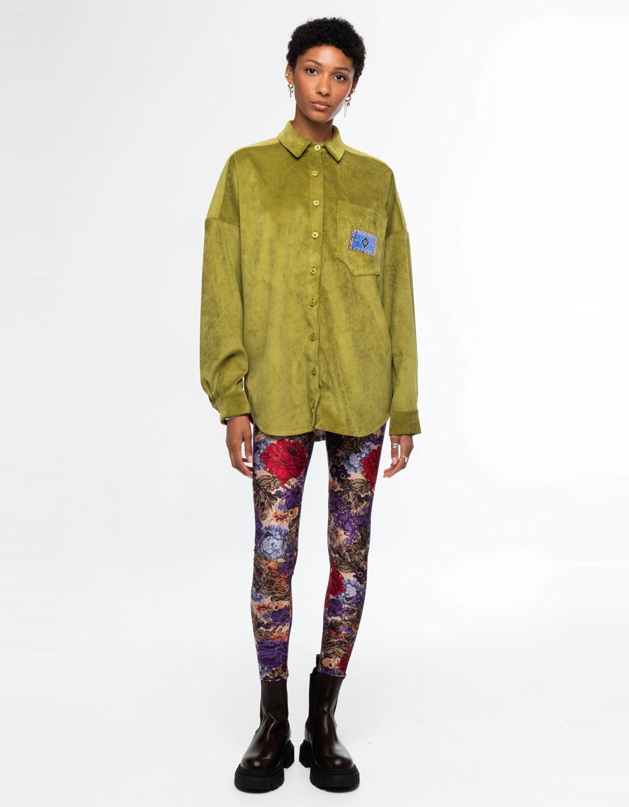 Peace and Chaos Tapestry leggings