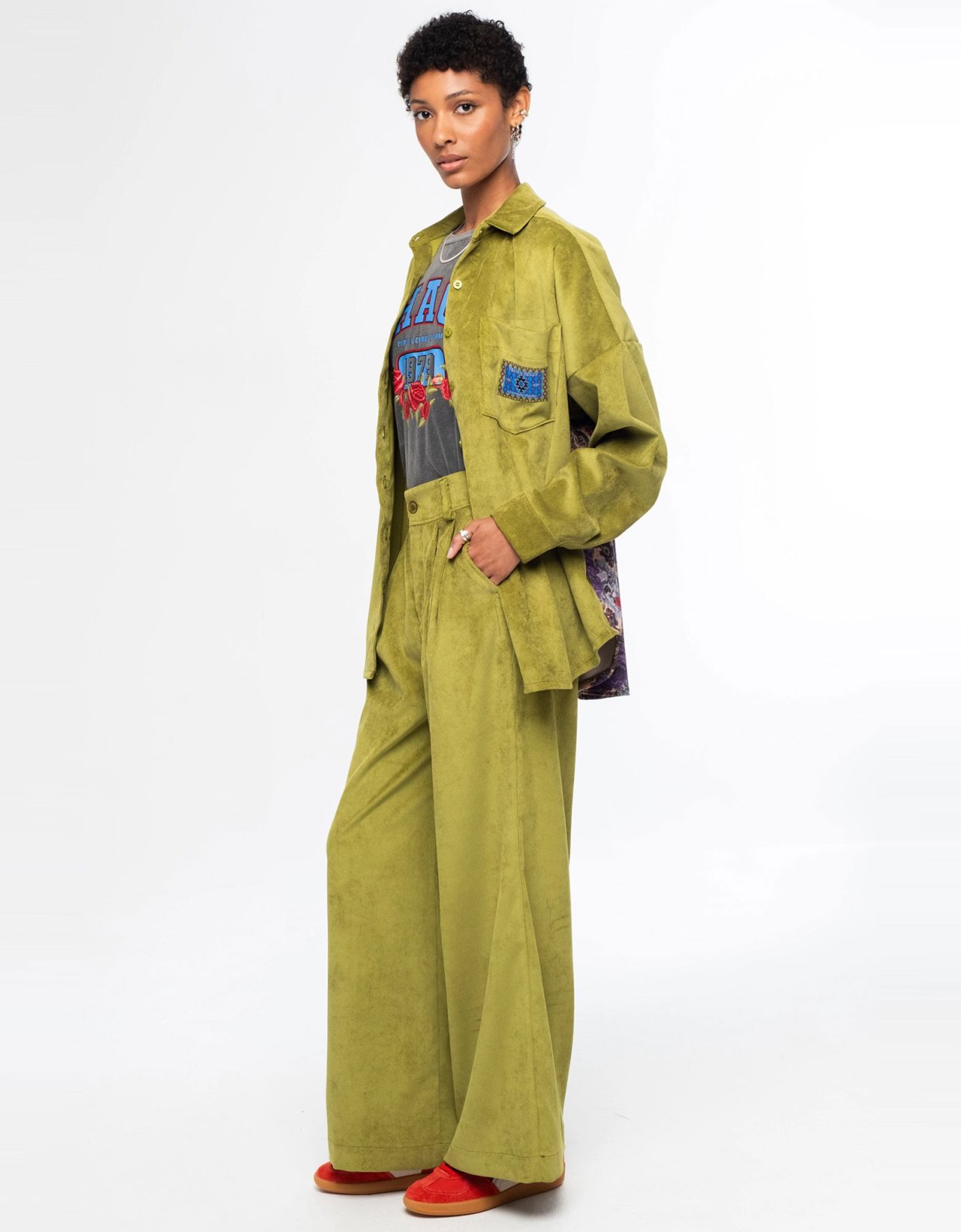 Peace and Chaos Limelight pants corduroy