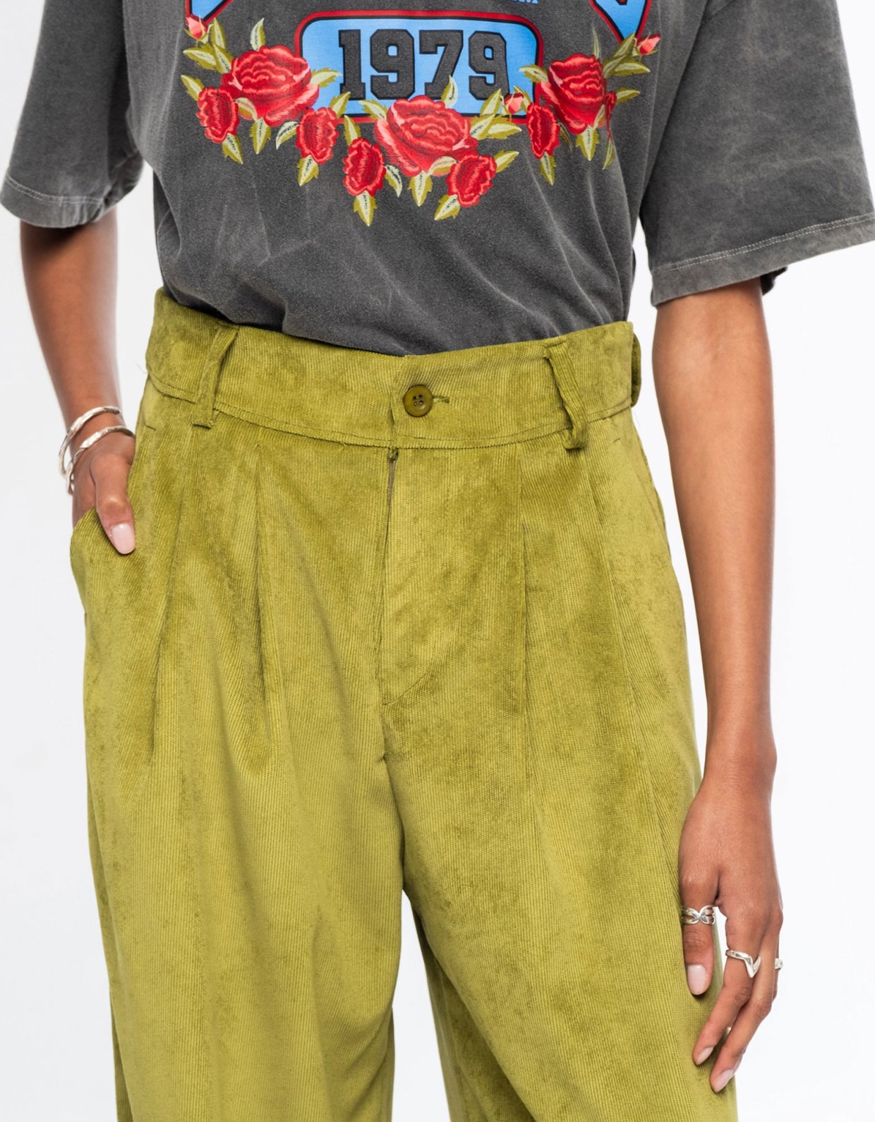 Peace and Chaos Limelight pants corduroy