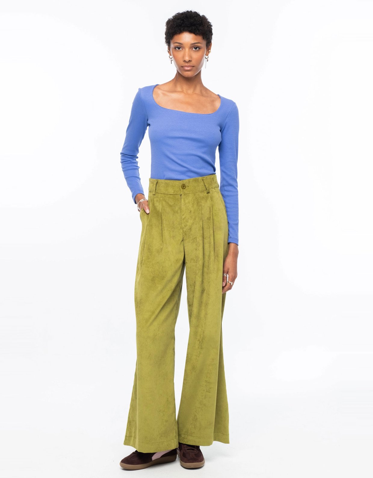 Peace and Chaos Limelight pants corduroy