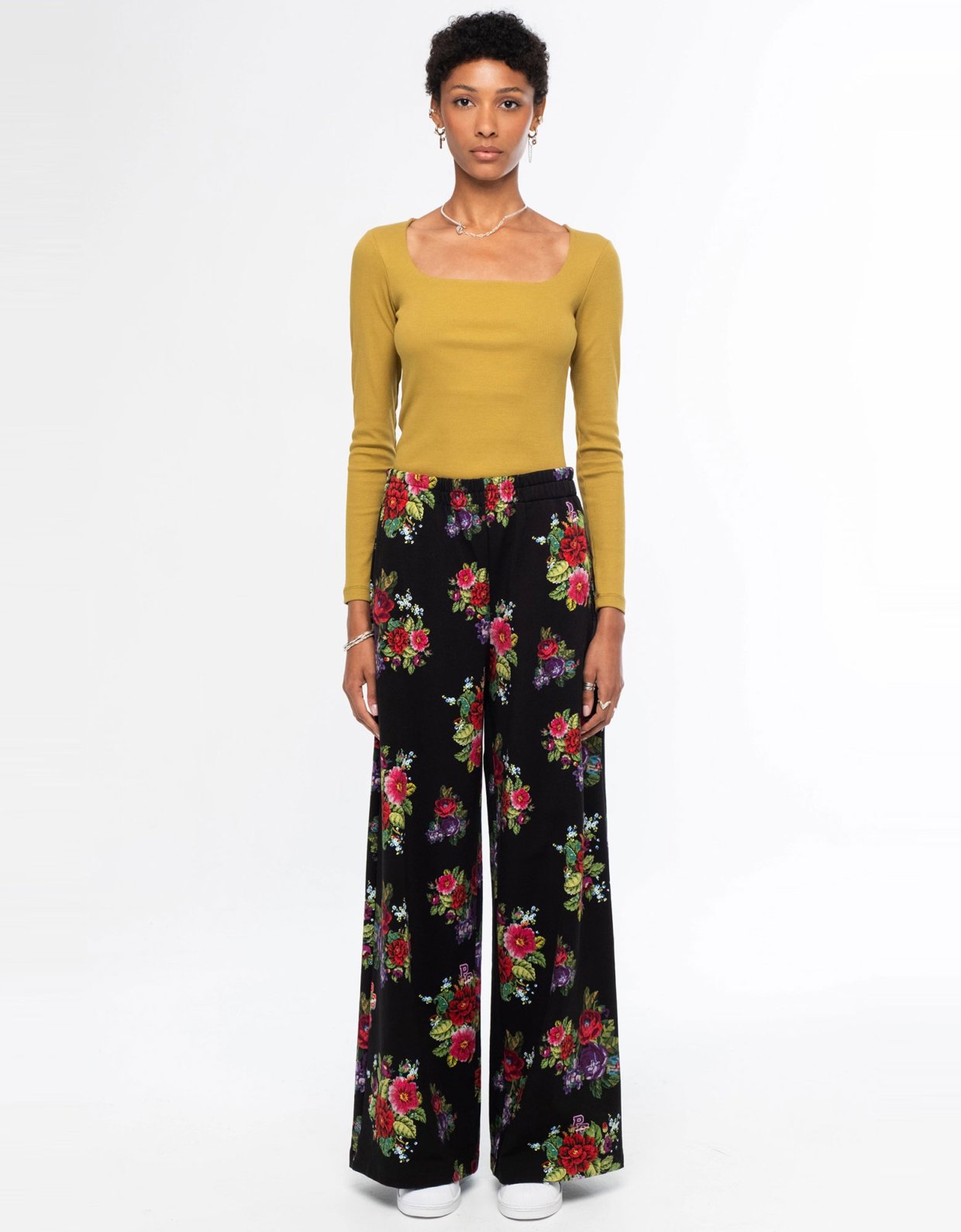 Peace and Chaos Bouquet pants cotton