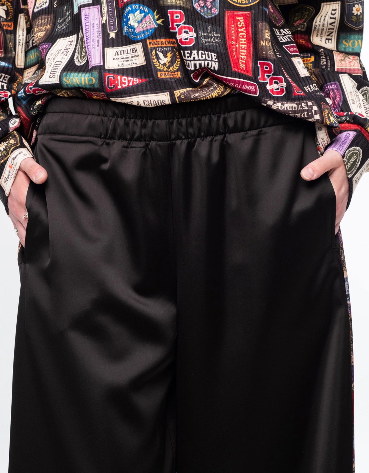 Peace and Chaos Duchess pants black