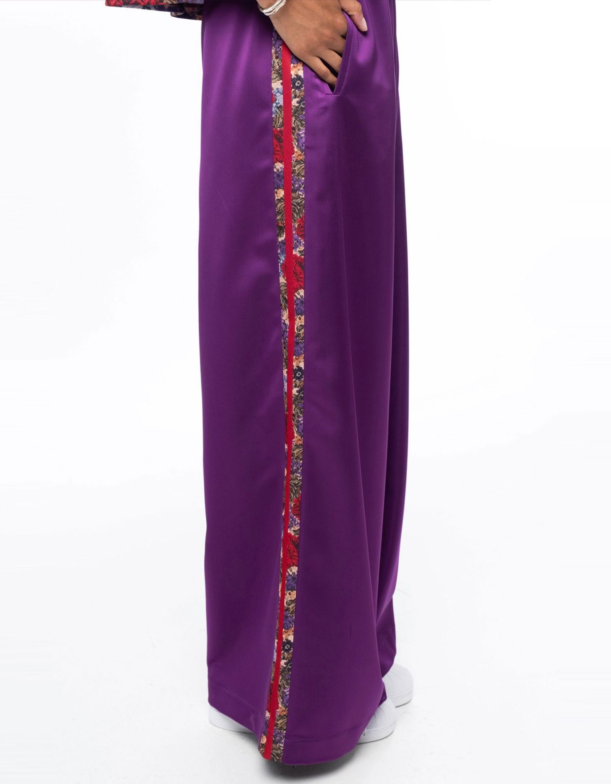 Peace and Chaos Duchess pants purple