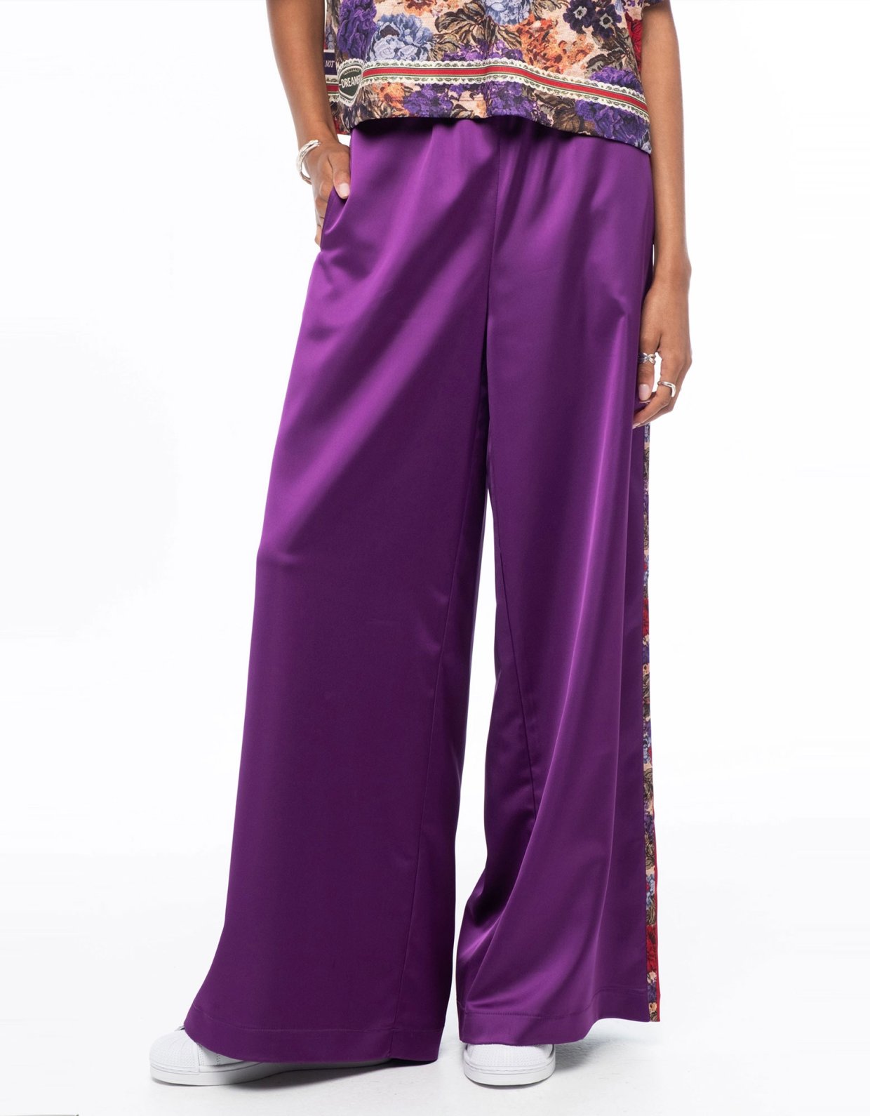 Peace and Chaos Duchess pants purple