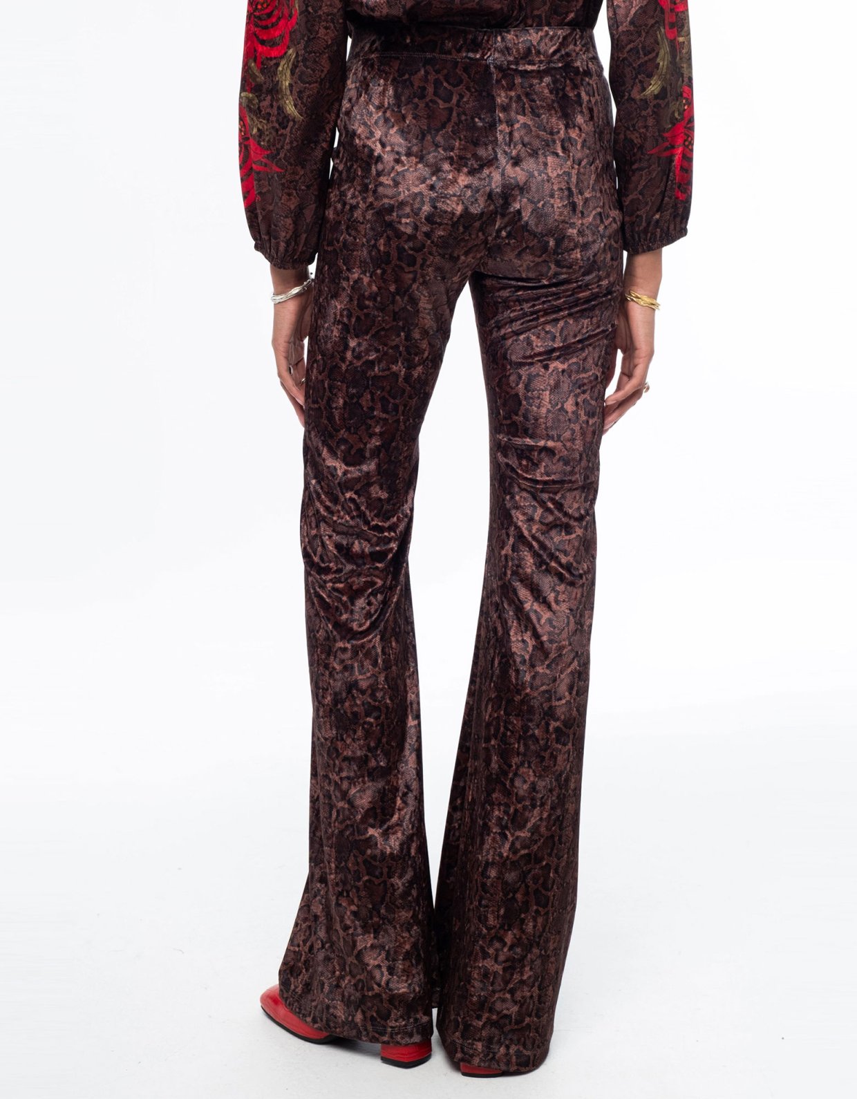 Peace and Chaos Venomous velvet pants
