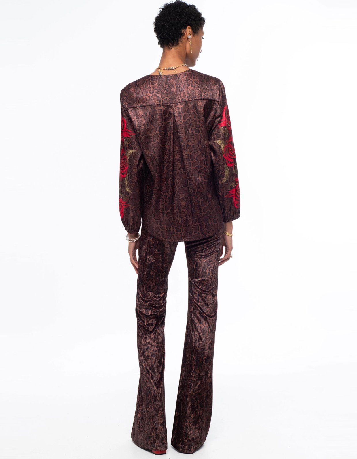 Peace and Chaos Venomous velvet pants