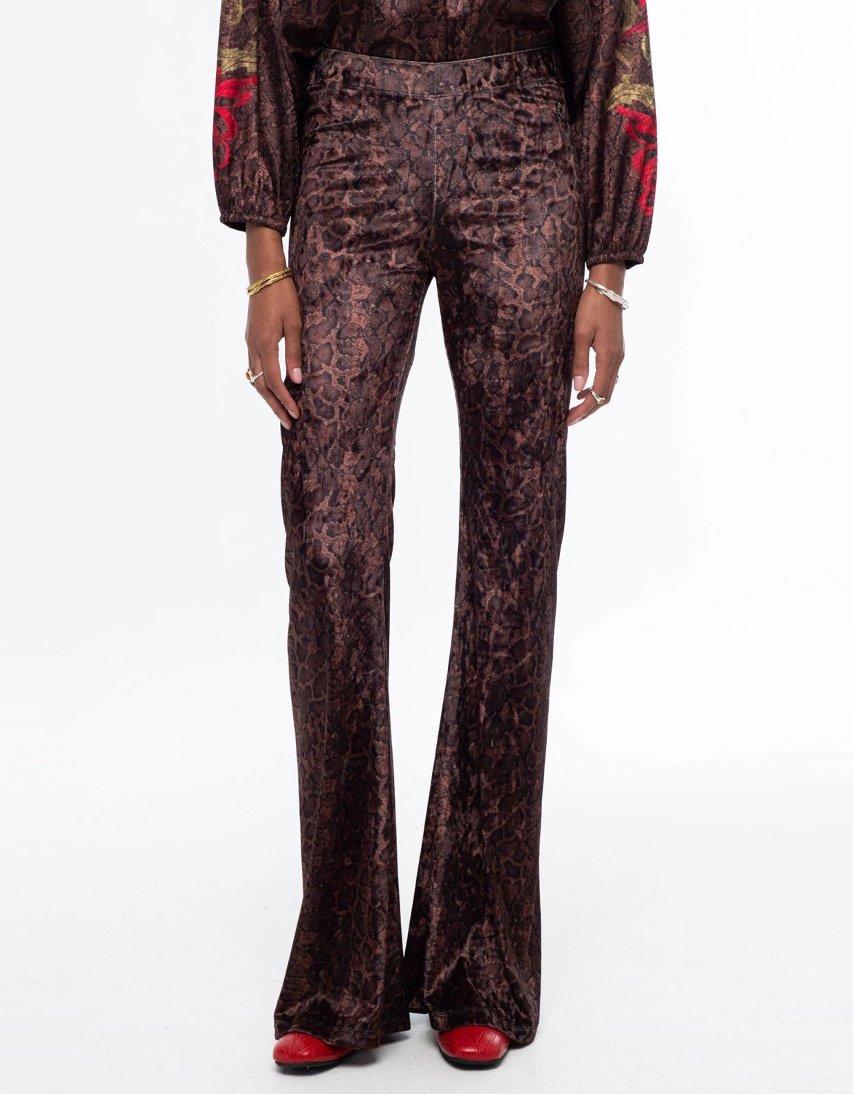 Peace and Chaos Venomous velvet pants