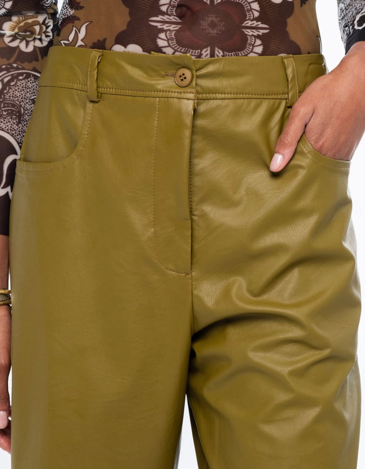 Peace and Chaos Honey pants olive