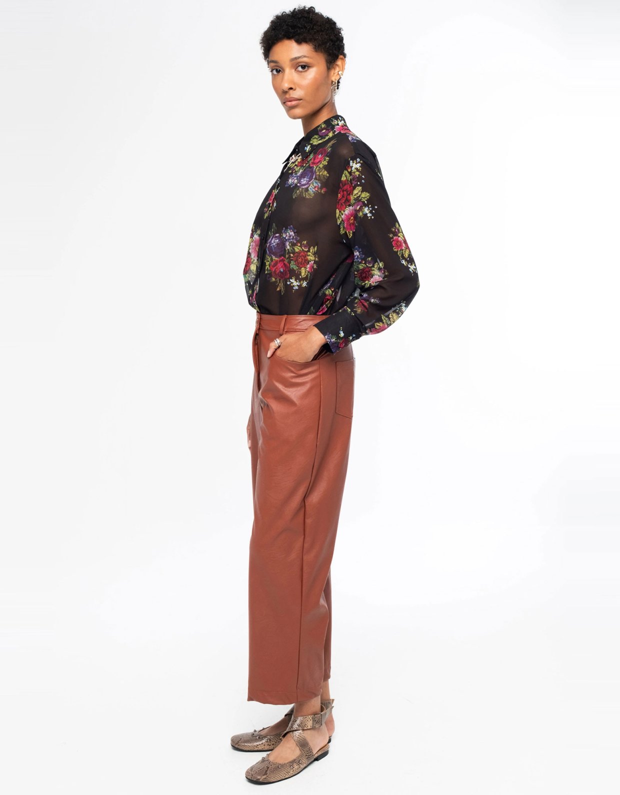 Peace and Chaos Honey pants brown