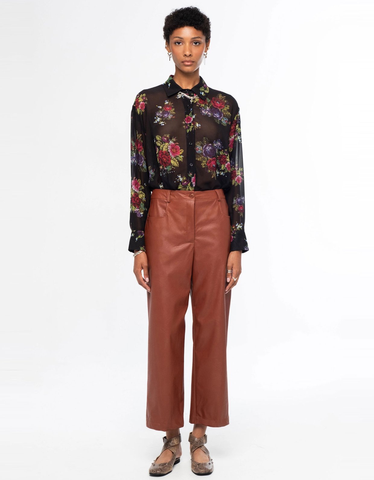 Peace and Chaos Honey pants brown