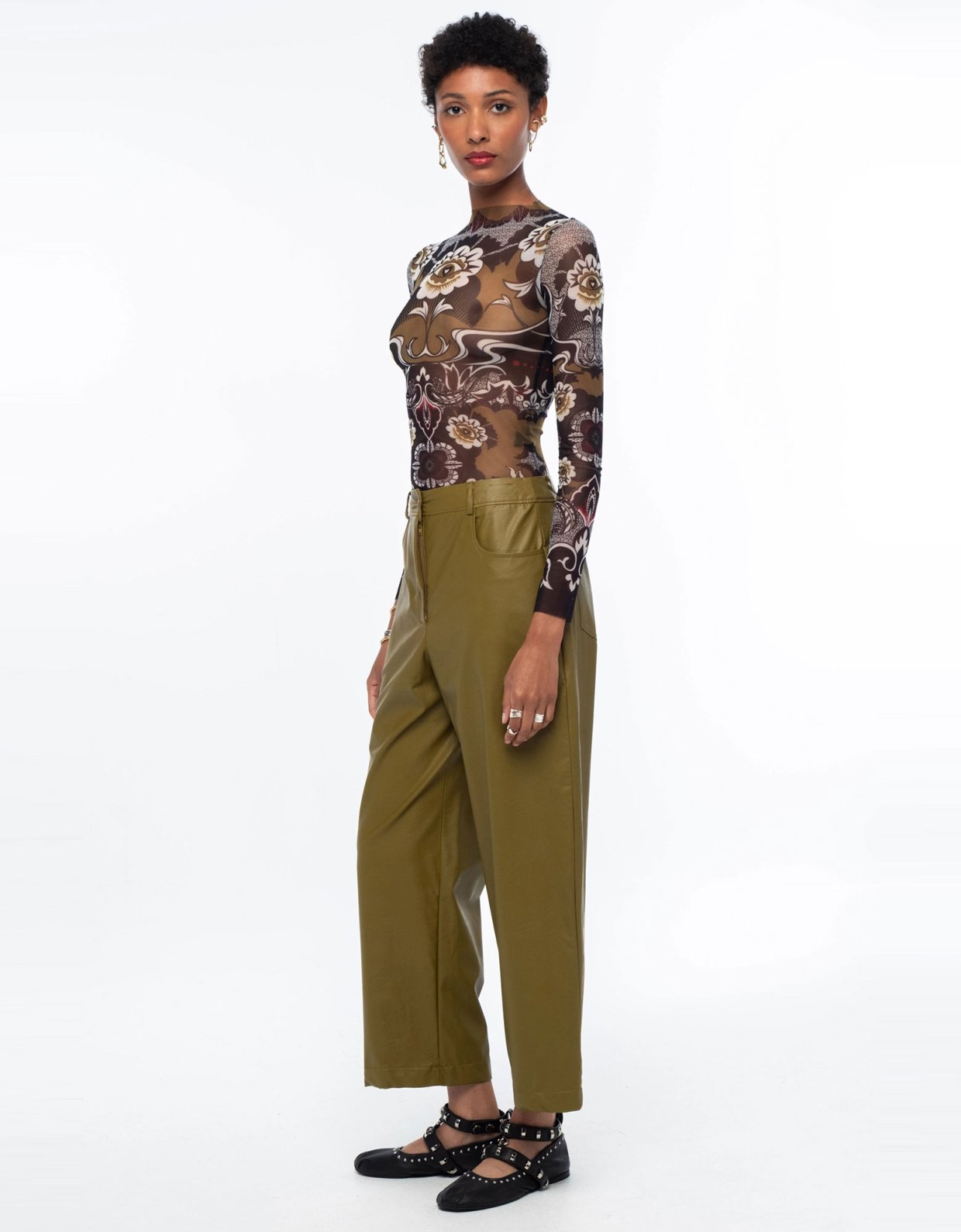 Peace and Chaos Honey pants olive