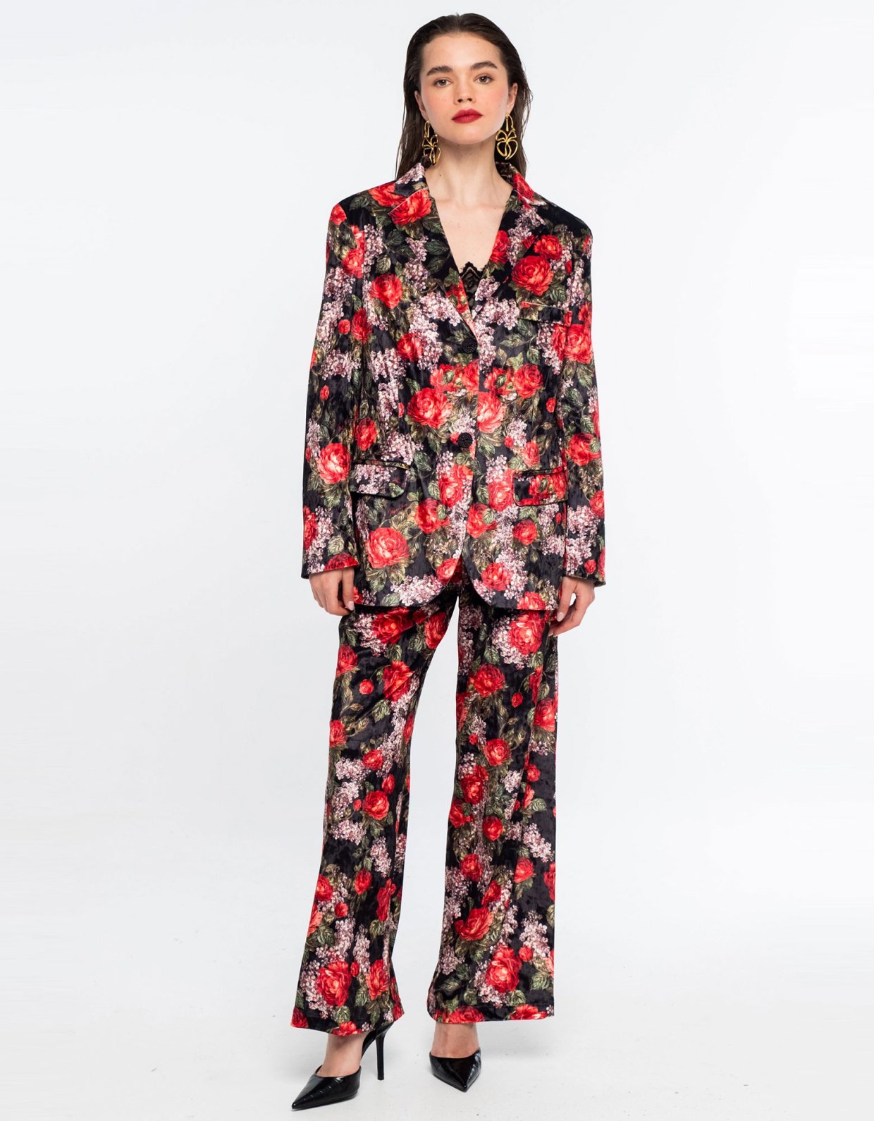 Peace and Chaos Fairytale velvet pants