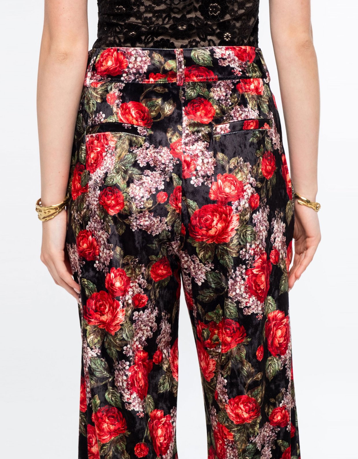 Peace and Chaos Fairytale velvet pants