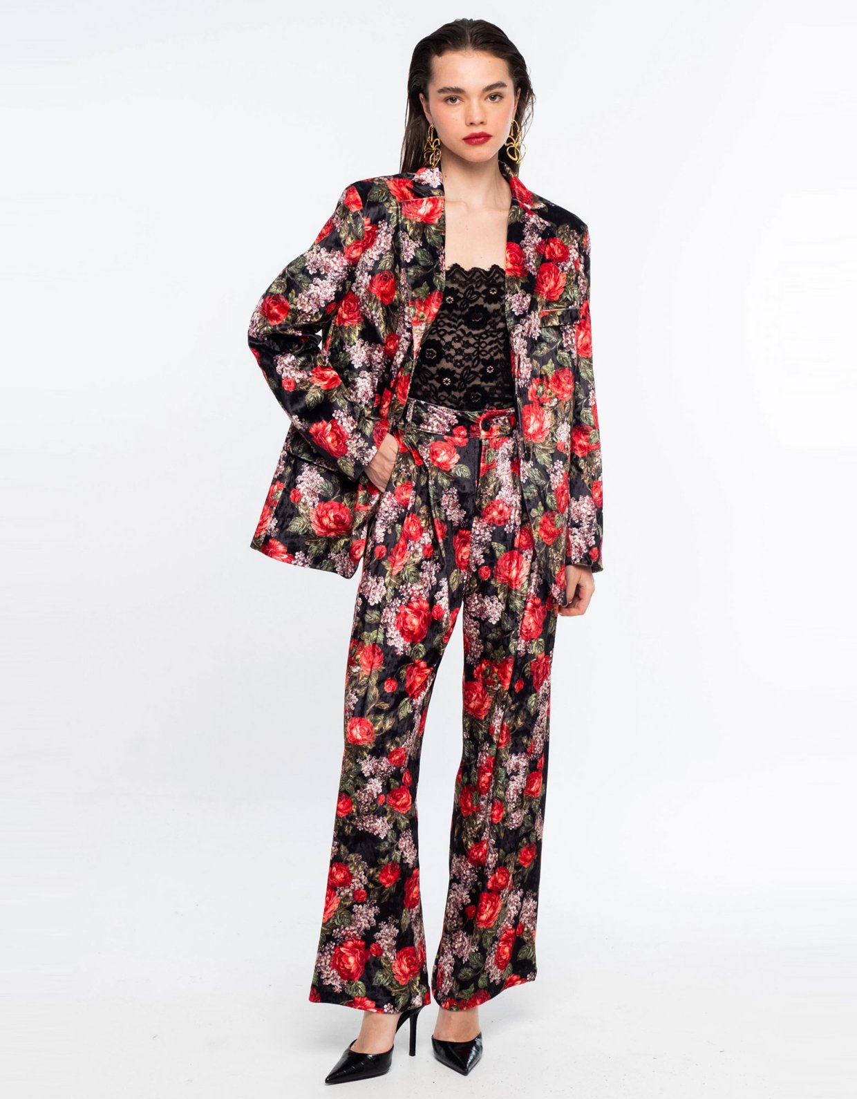 Peace and Chaos Fairytale velvet pants