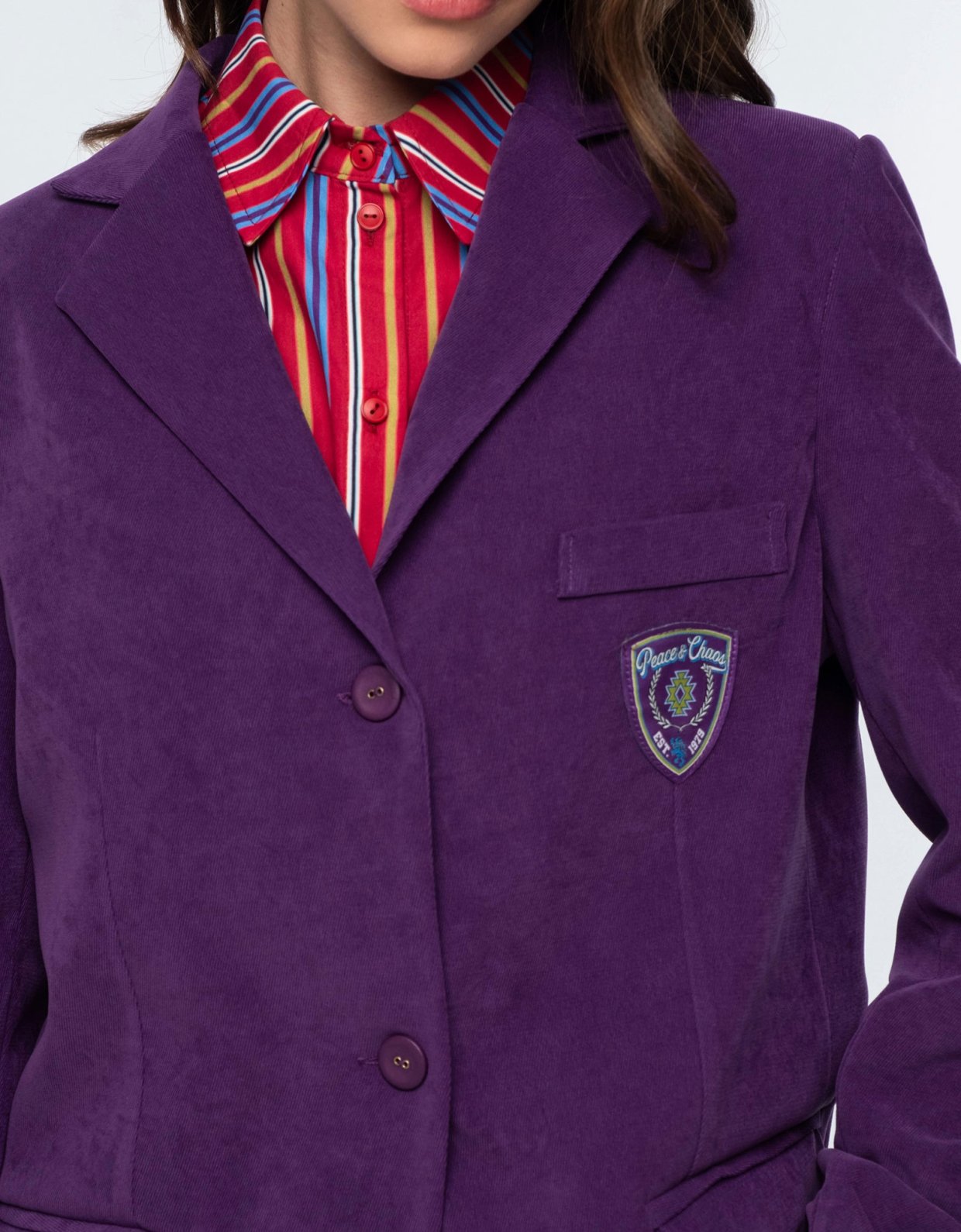 Peace and Chaos Ivy league blazer