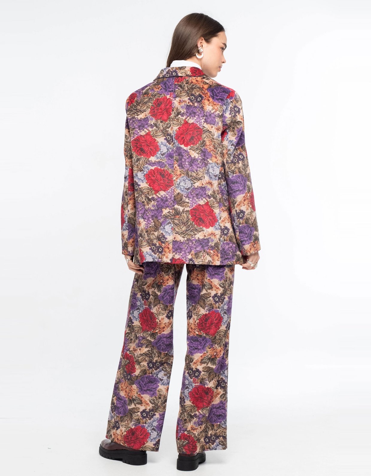 Peace and Chaos Tapestry blazer corduroy