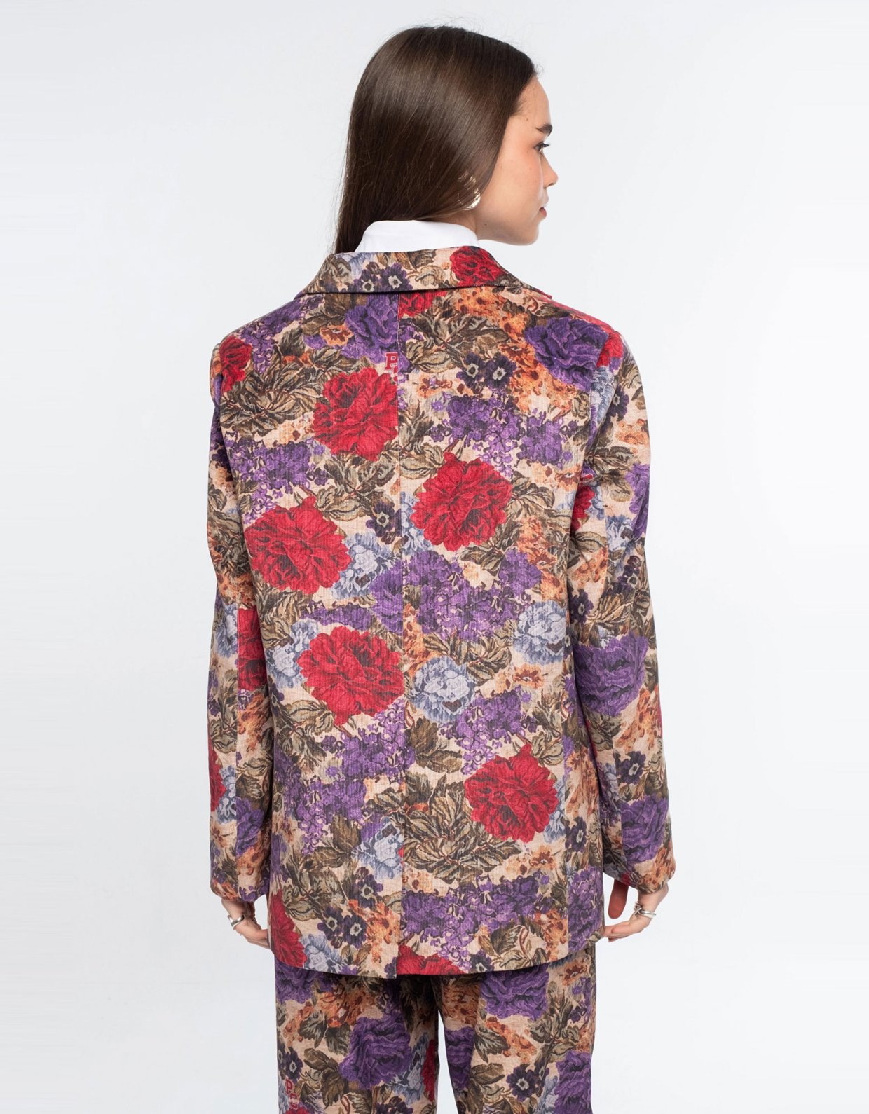 Peace and Chaos Tapestry blazer corduroy