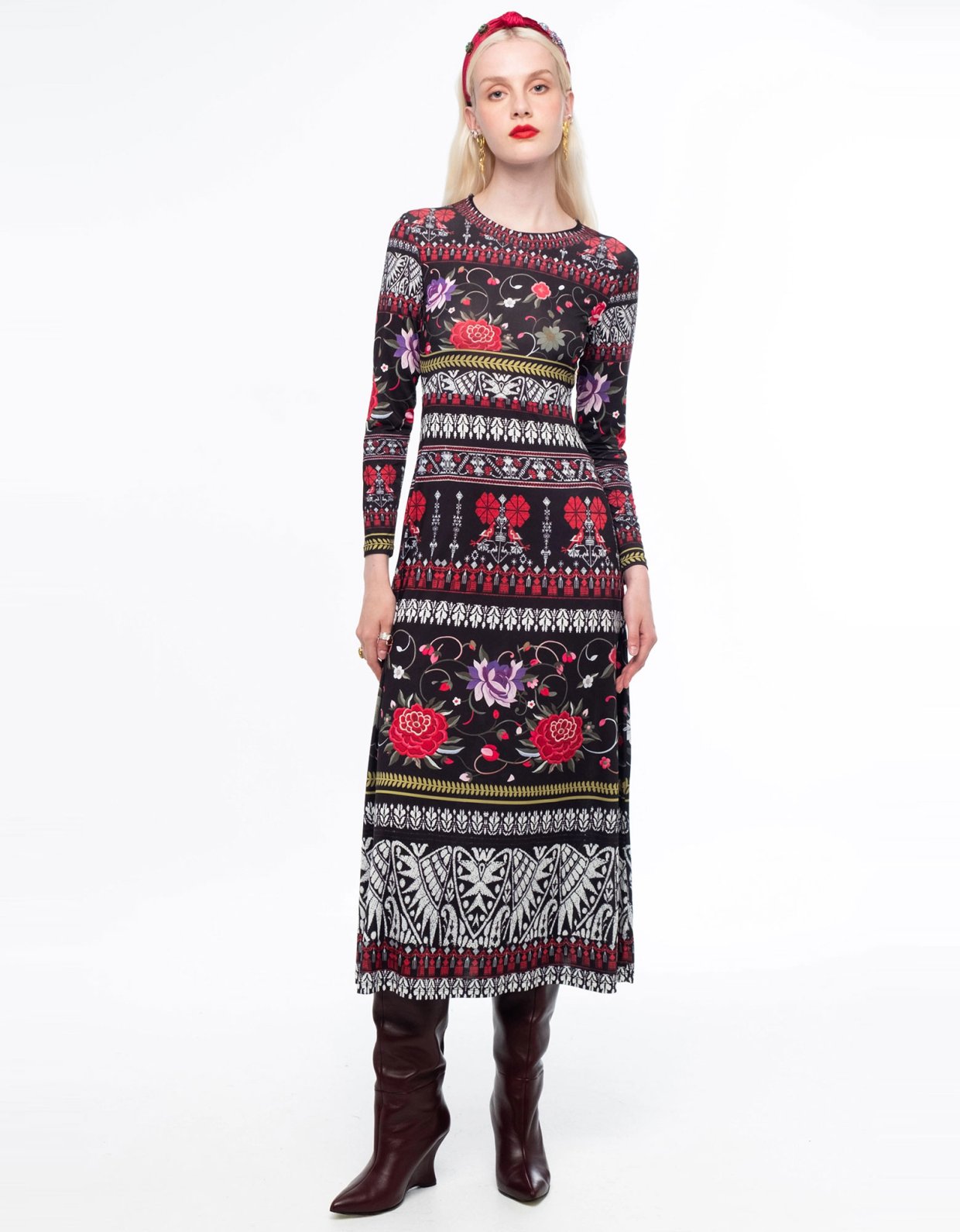 Peace and Chaos Flora long dress