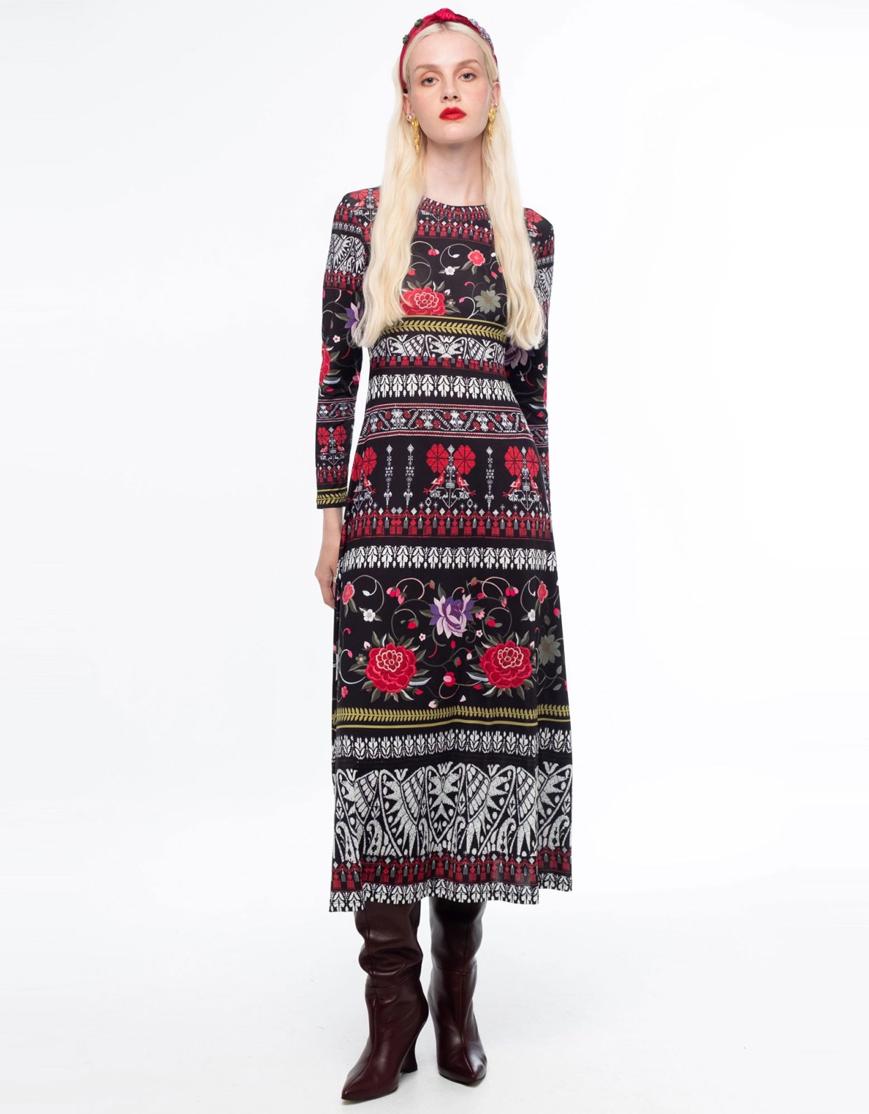 Peace and Chaos Flora long dress