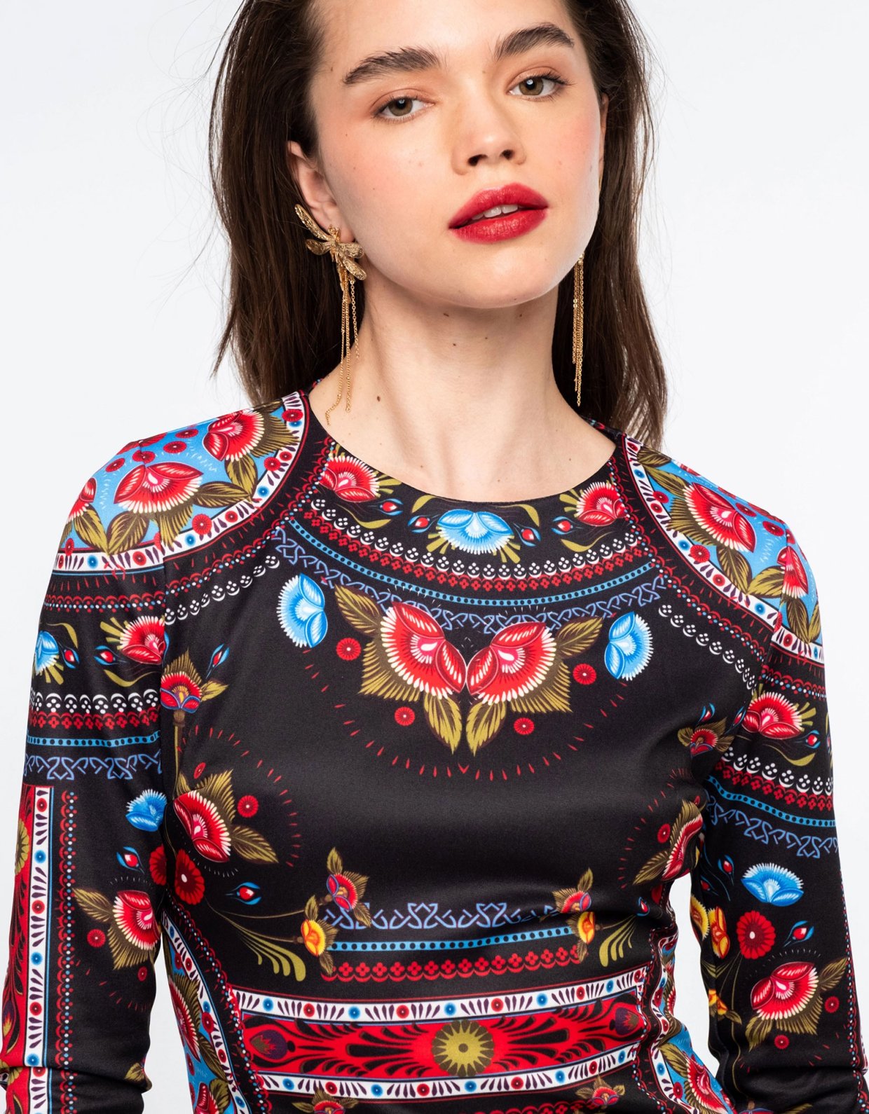 Peace and Chaos Essence midi dress