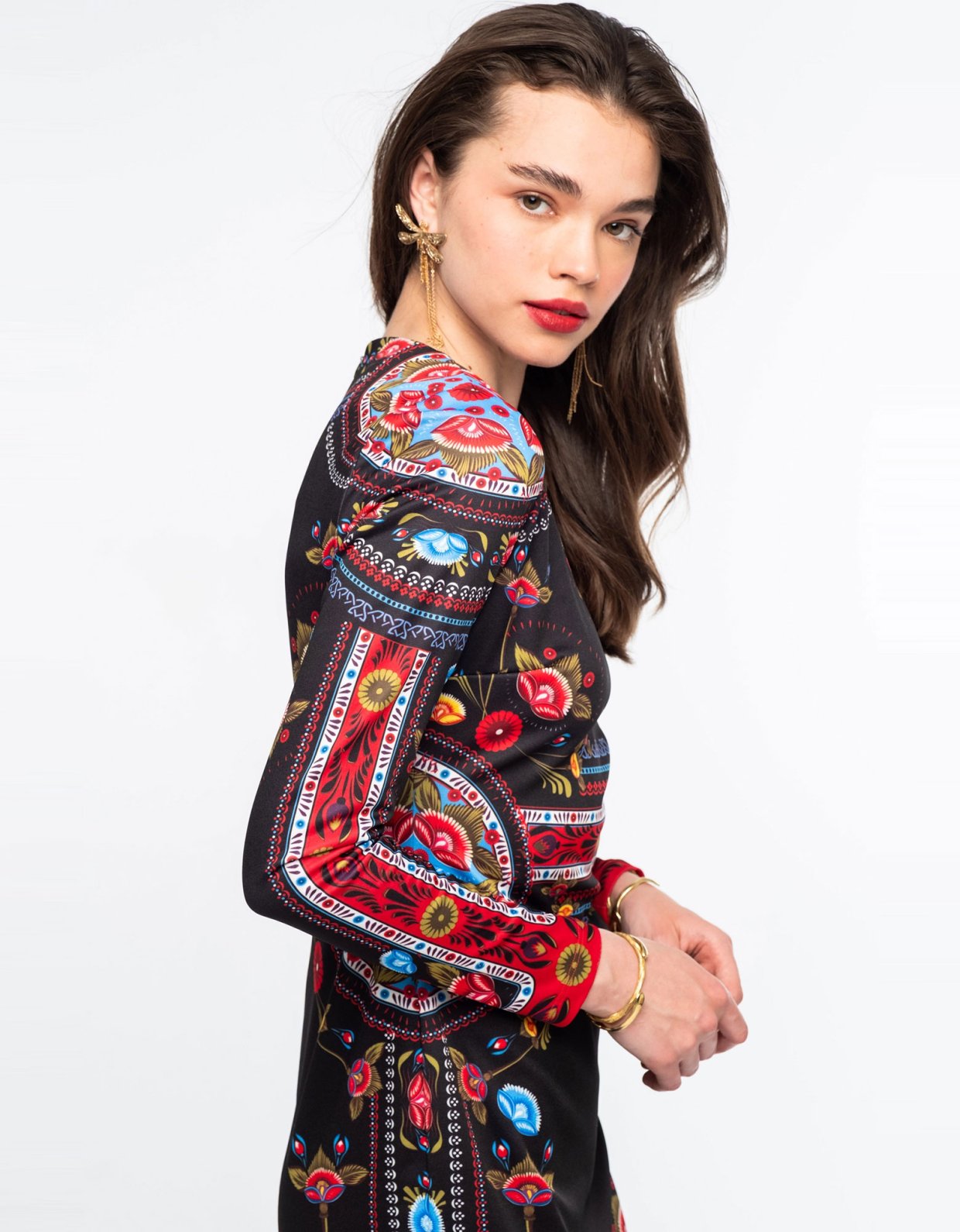 Peace and Chaos Essence midi dress
