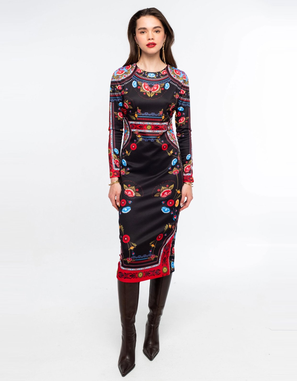 Peace and Chaos Essence midi dress