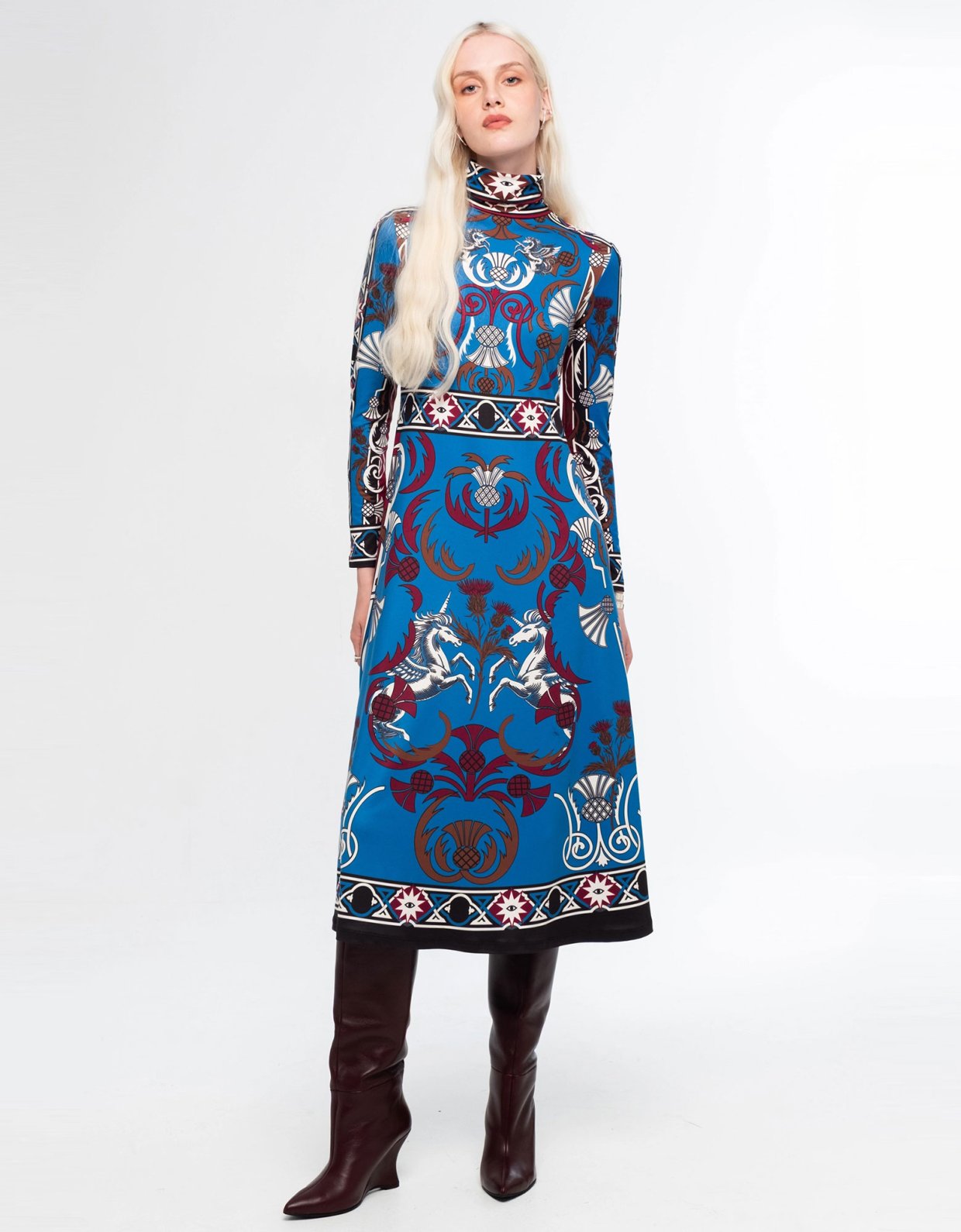 Peace and Chaos Unicorn long dress