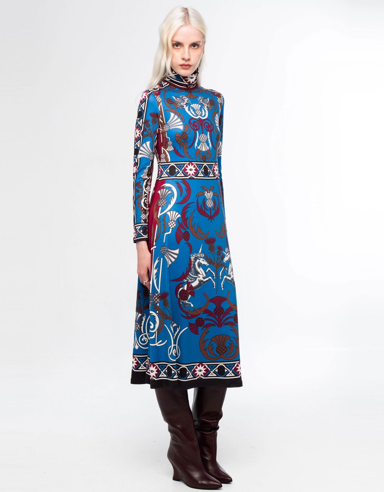Peace and Chaos Unicorn long dress