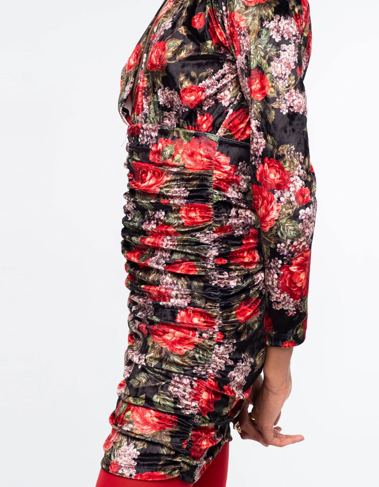Peace and Chaos Fairytale velvet short dress