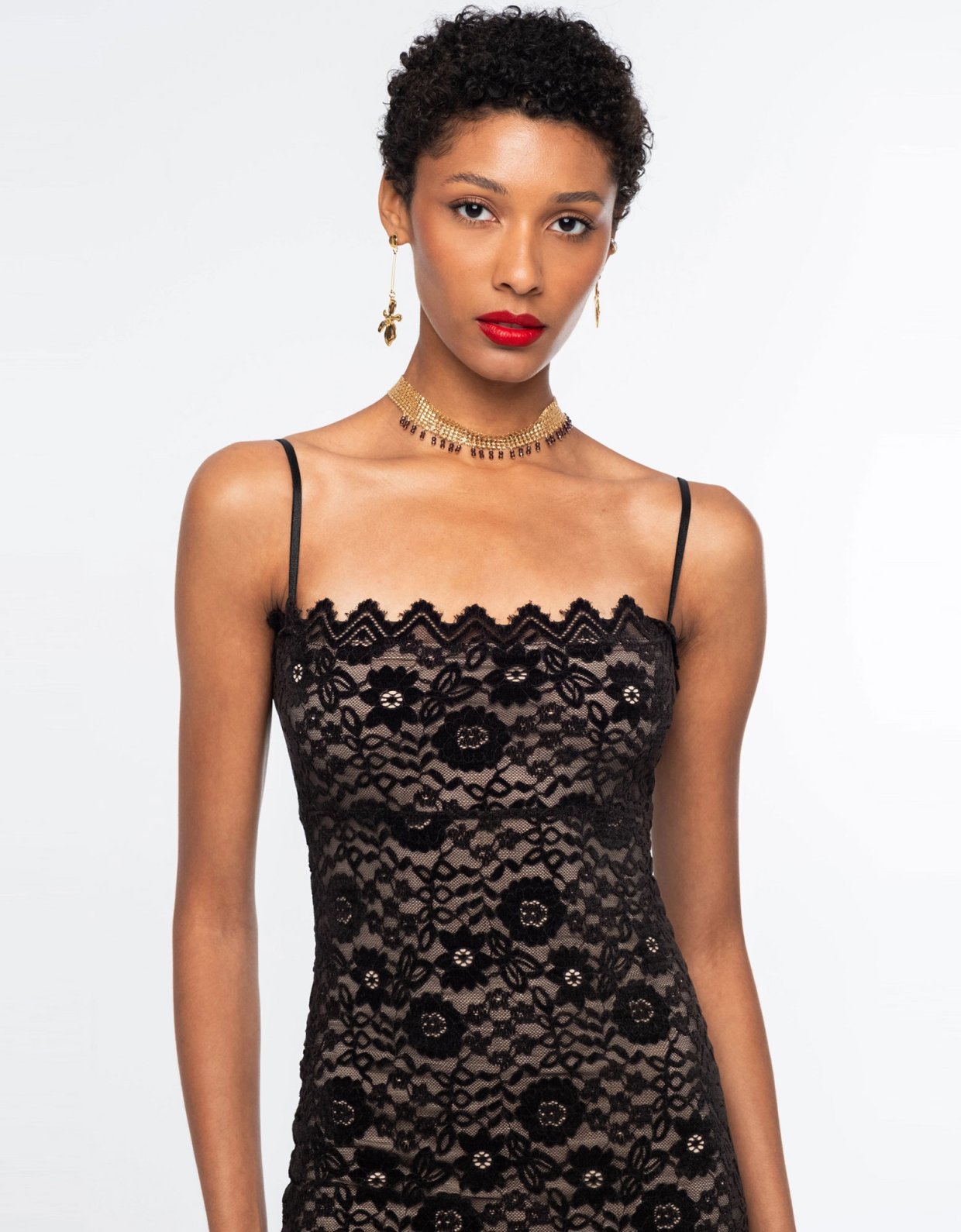 Peace and Chaos Enchanted midi lace dress
