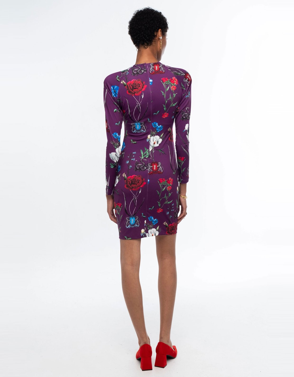 Peace and Chaos Violet short dress