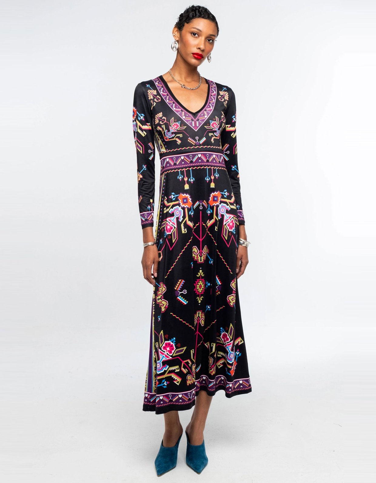 Peace and Chaos Emblem long dress