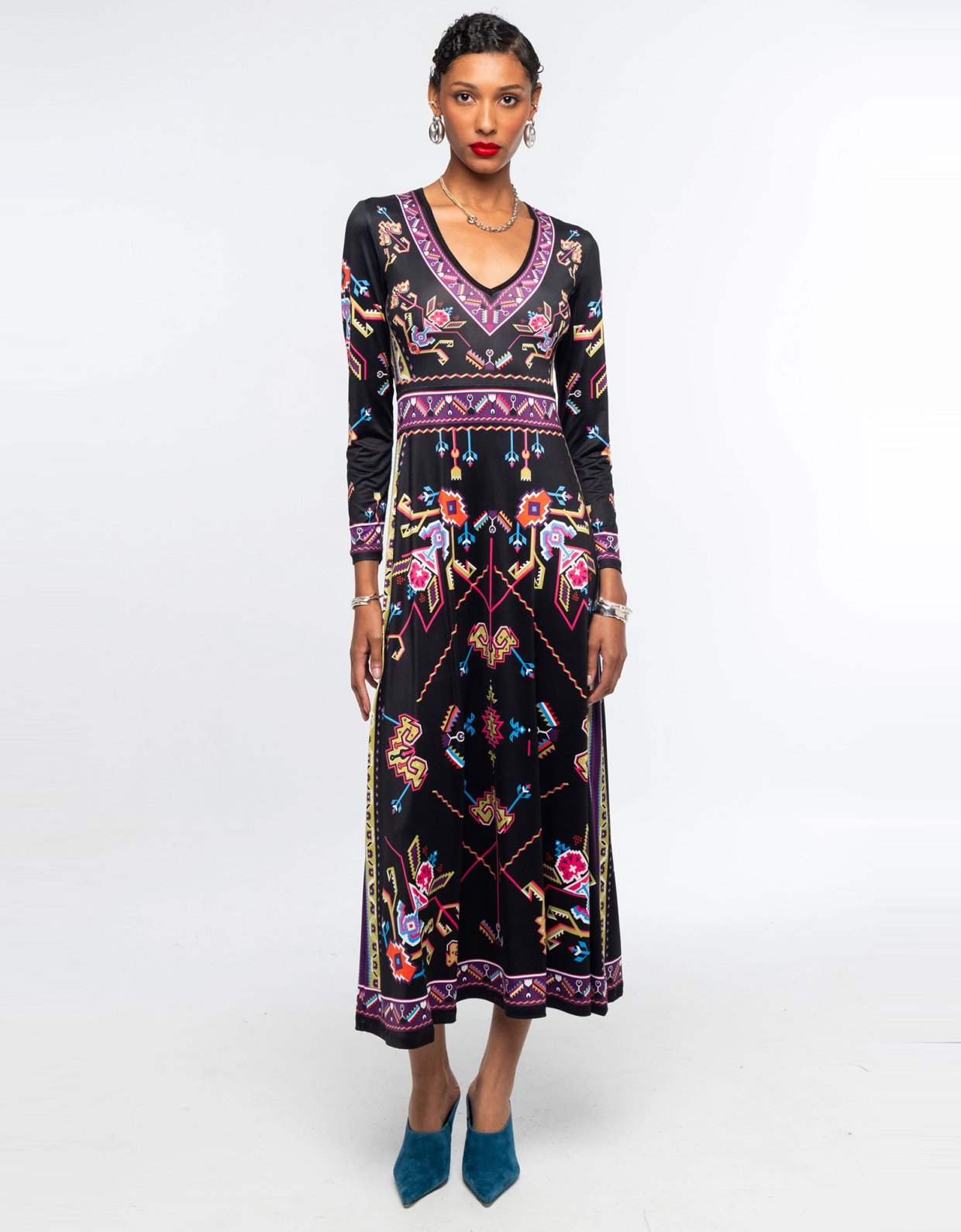 Peace and Chaos Emblem long dress