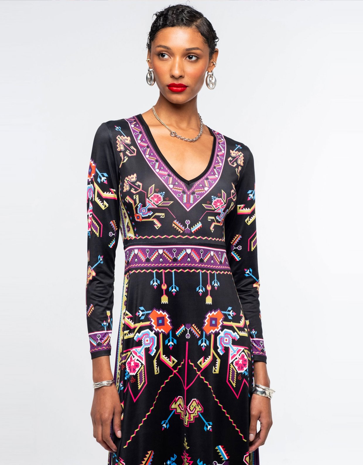 Peace and Chaos Emblem long dress