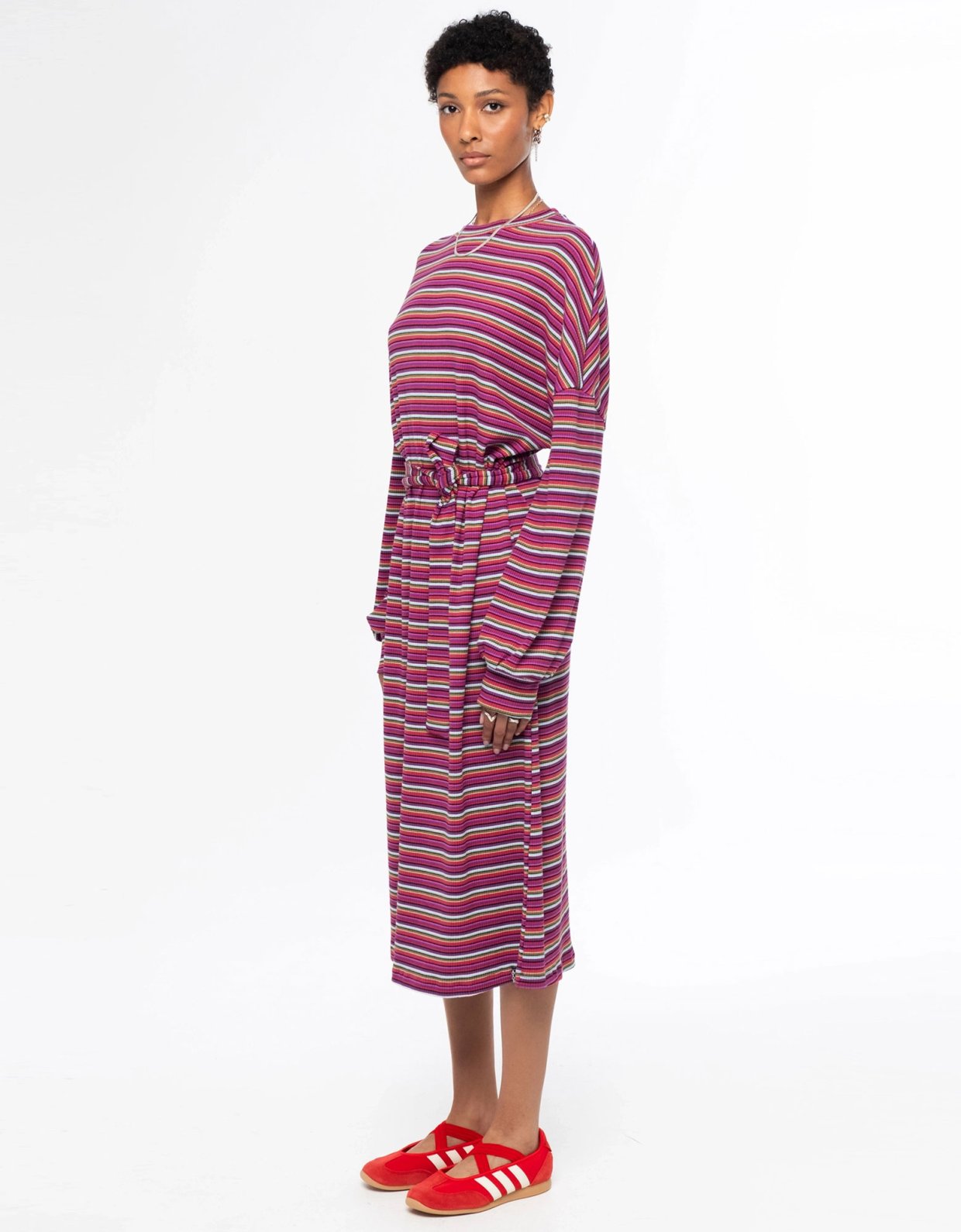 Peace and Chaos Harmony long dress rib