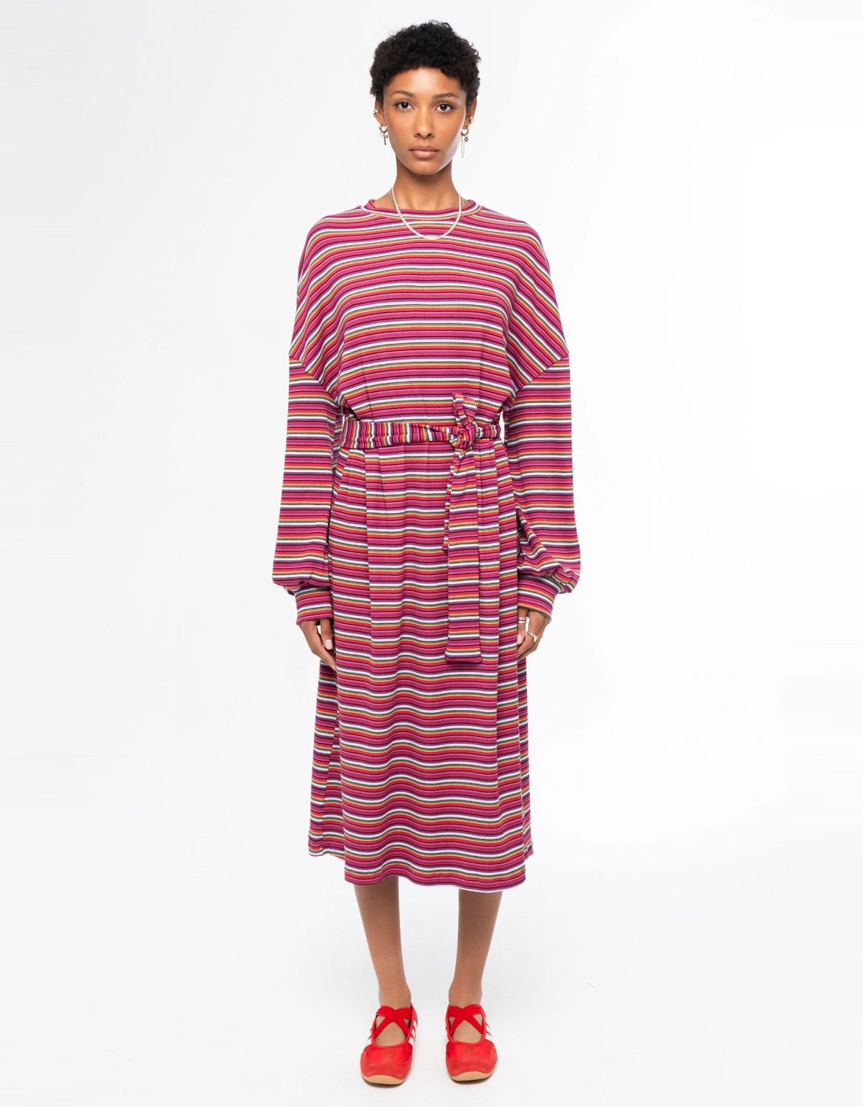 Peace and Chaos Harmony long dress rib