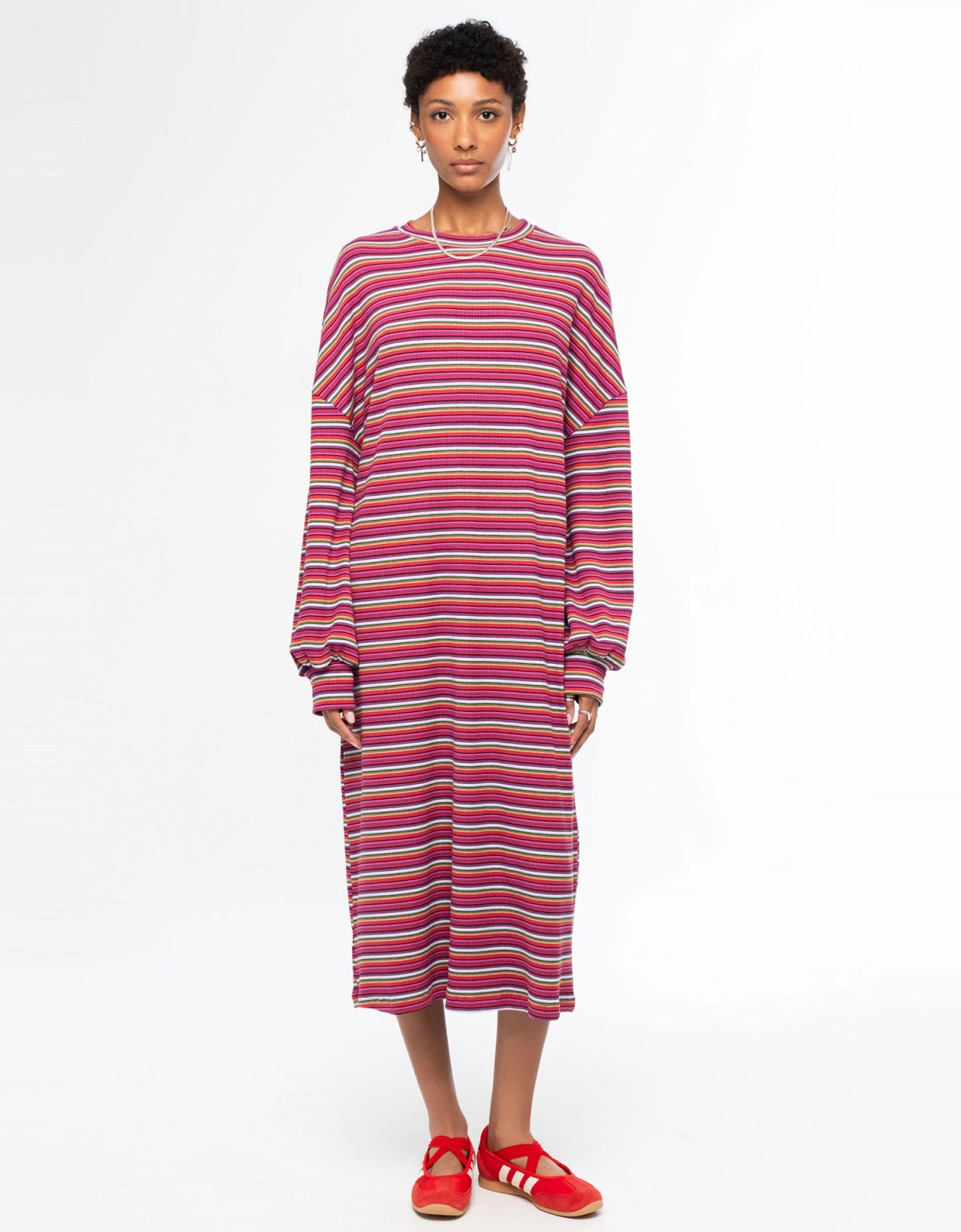 Peace and Chaos Harmony long dress rib