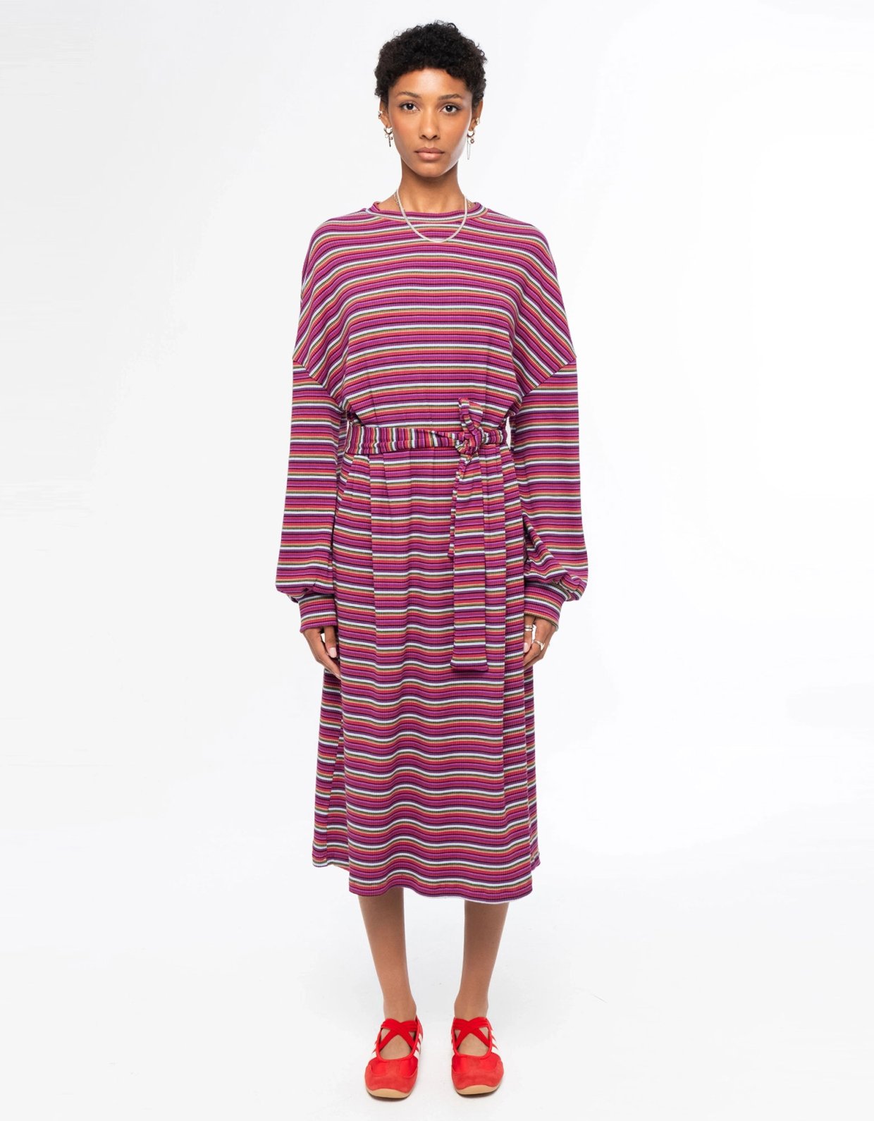 Peace and Chaos Harmony long dress rib