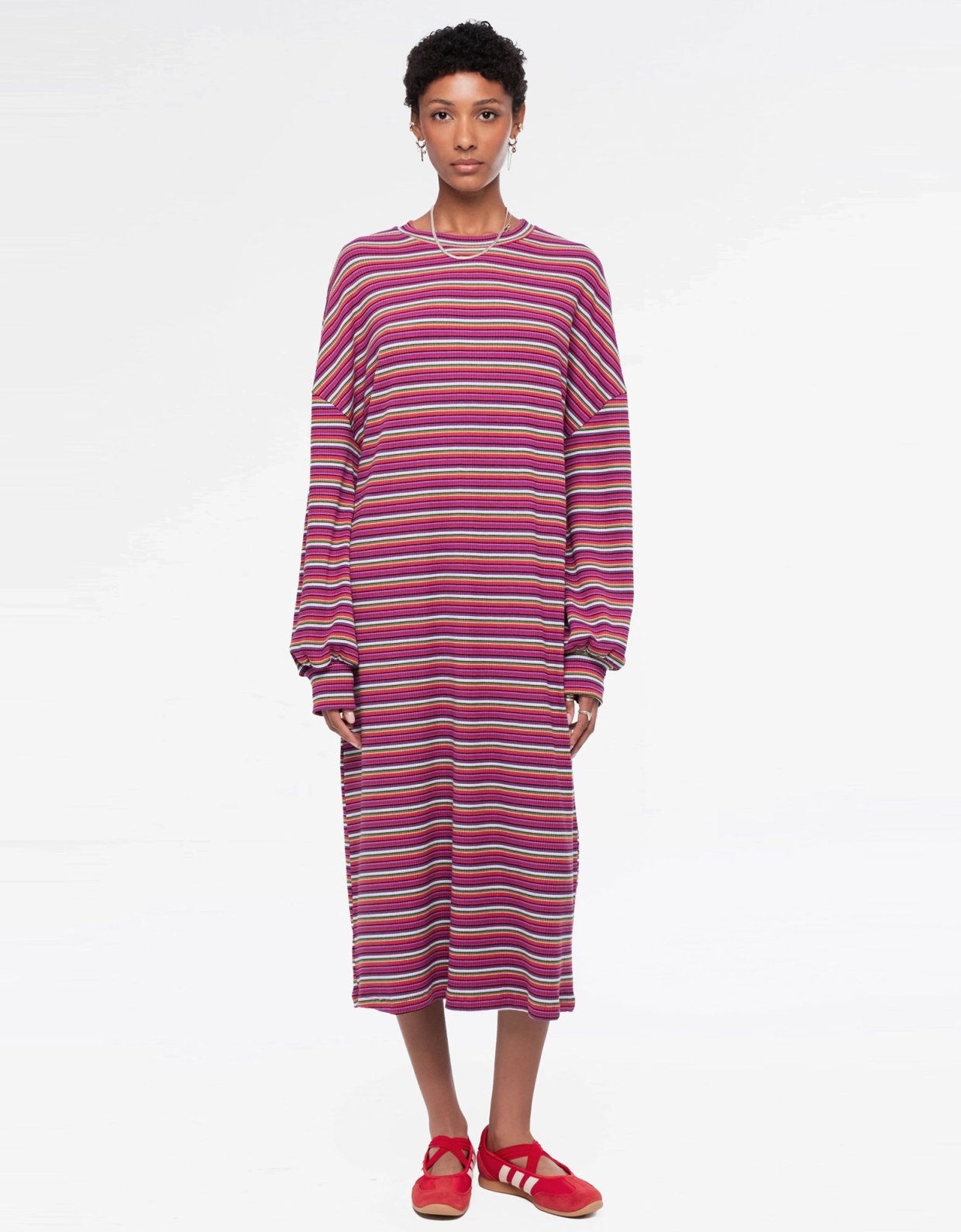 Peace and Chaos Harmony long dress rib