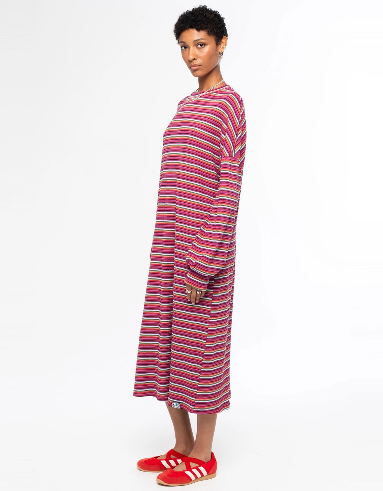 Peace and Chaos Harmony long dress rib